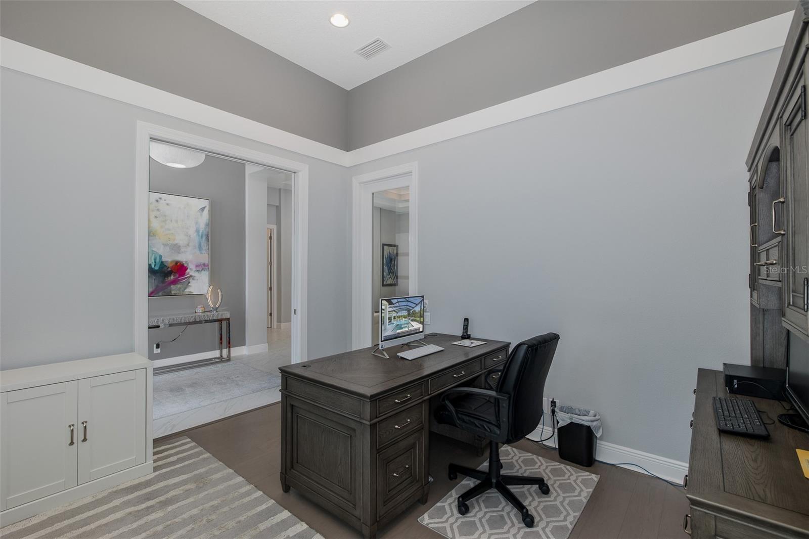 Office/ Den w/Wood Flooring!