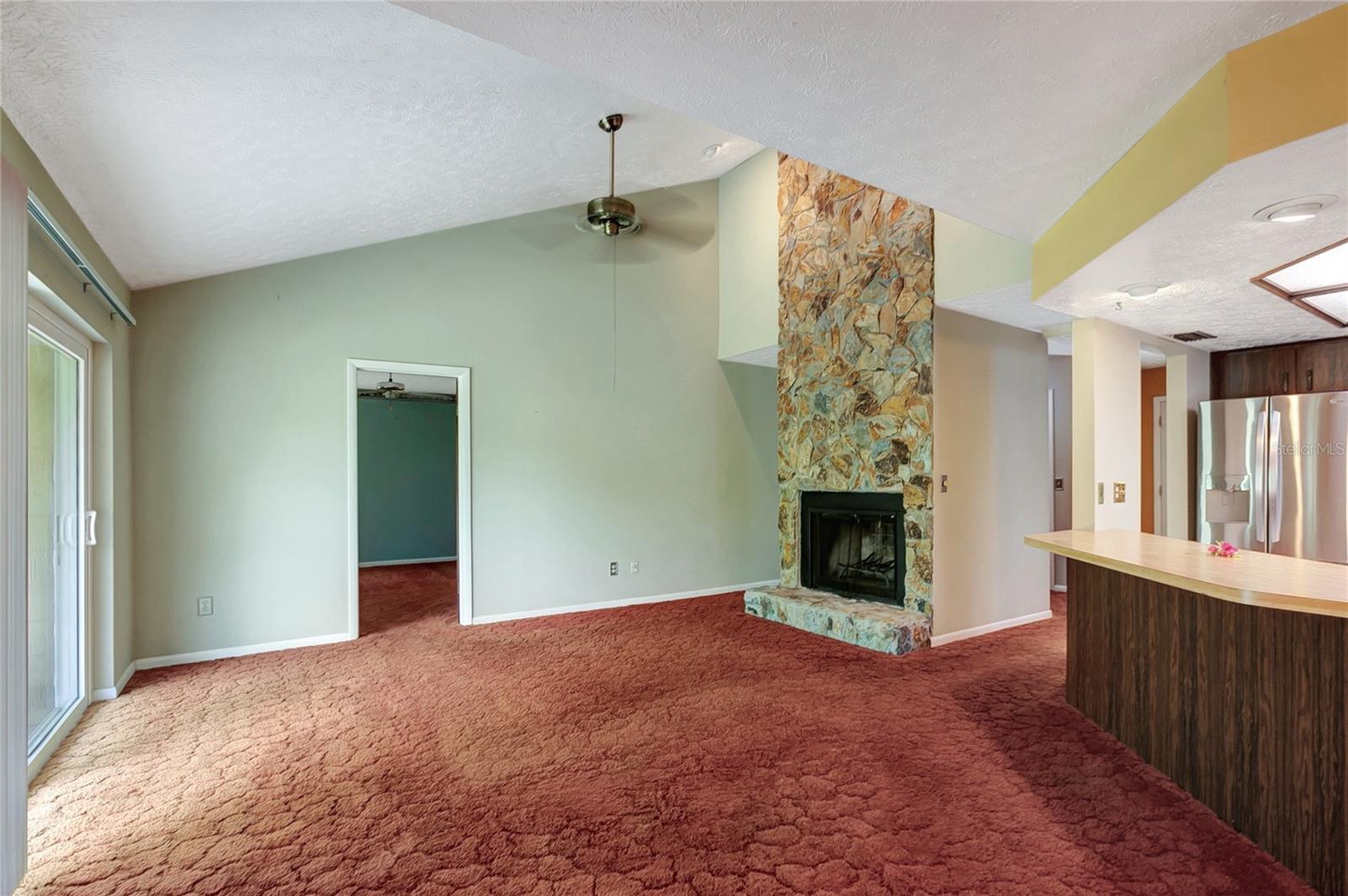 Bar seating, perfect for entertaining.