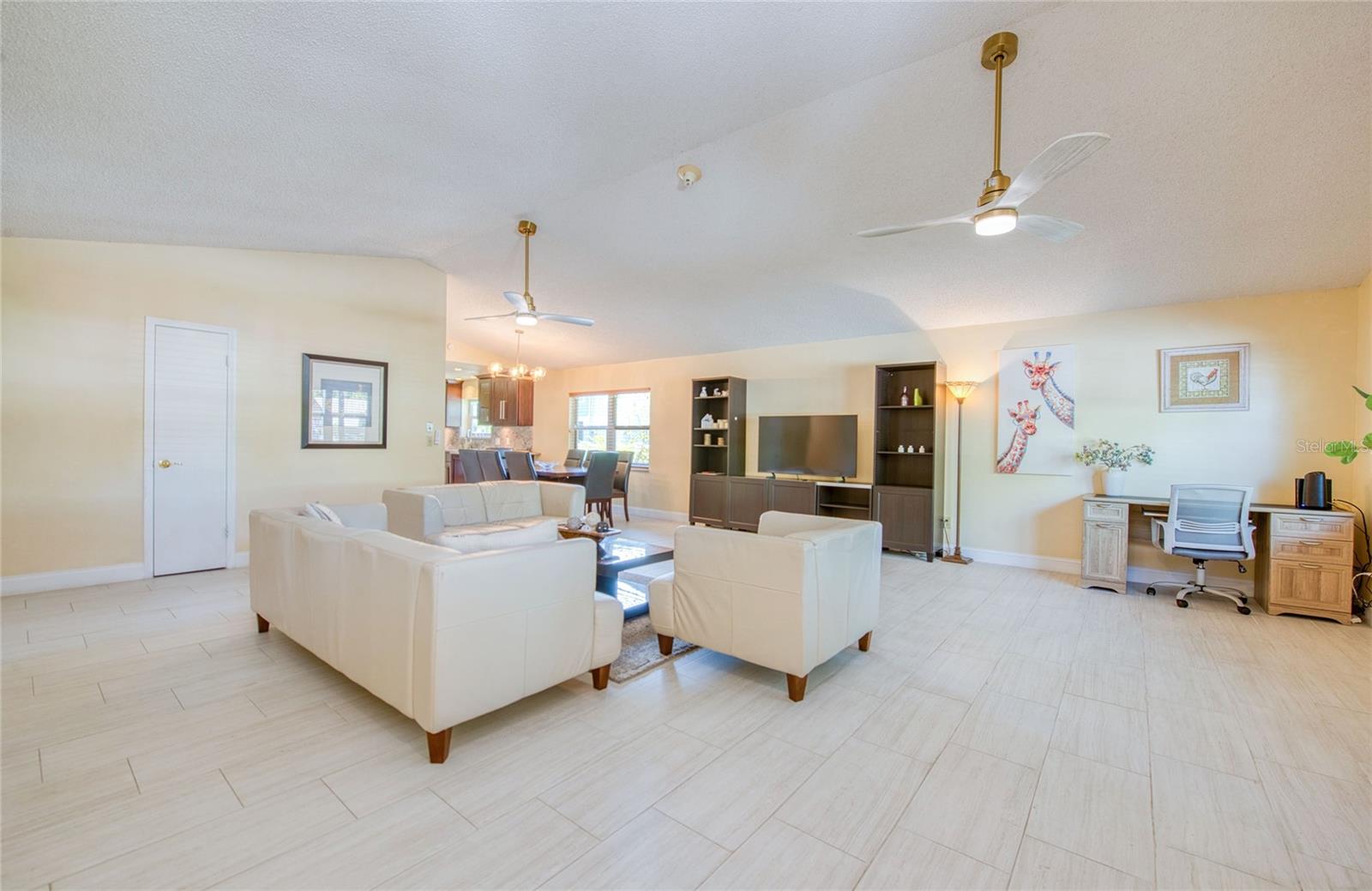 spacious living room