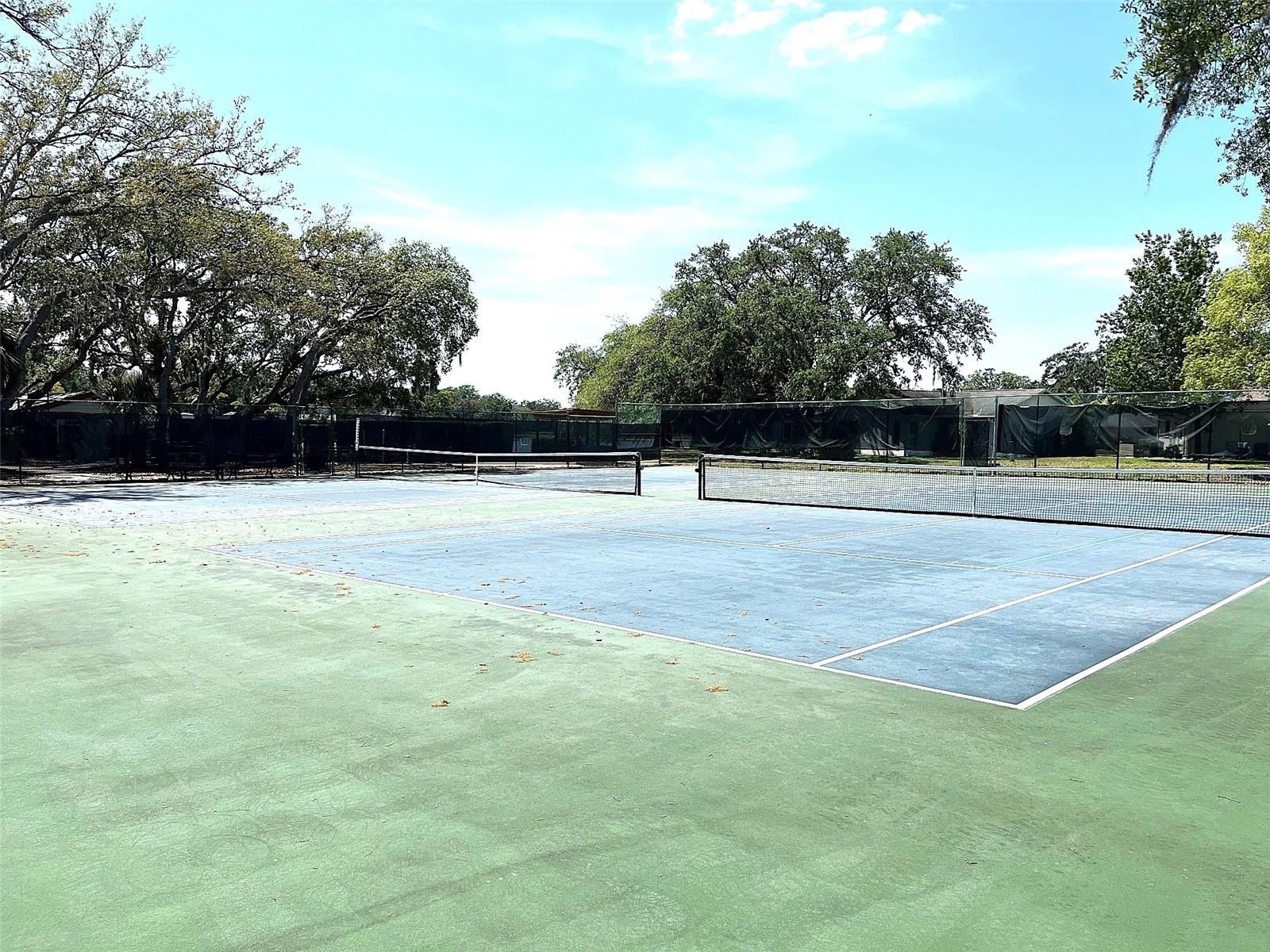 Tennis courts