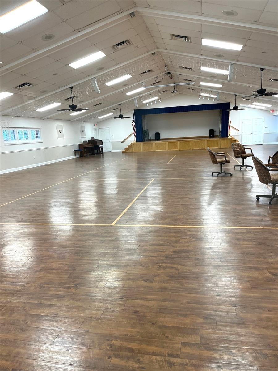 Clubhouse auditorium