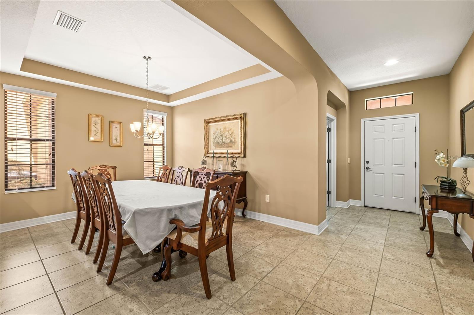 Formal dining looking toward front of the house.