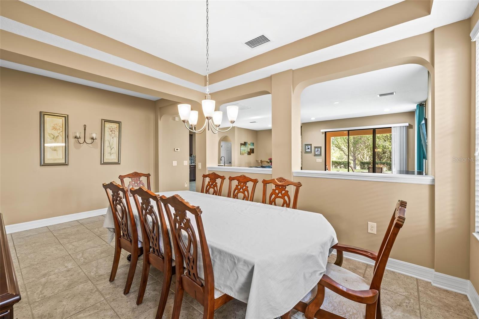 Formal dining area