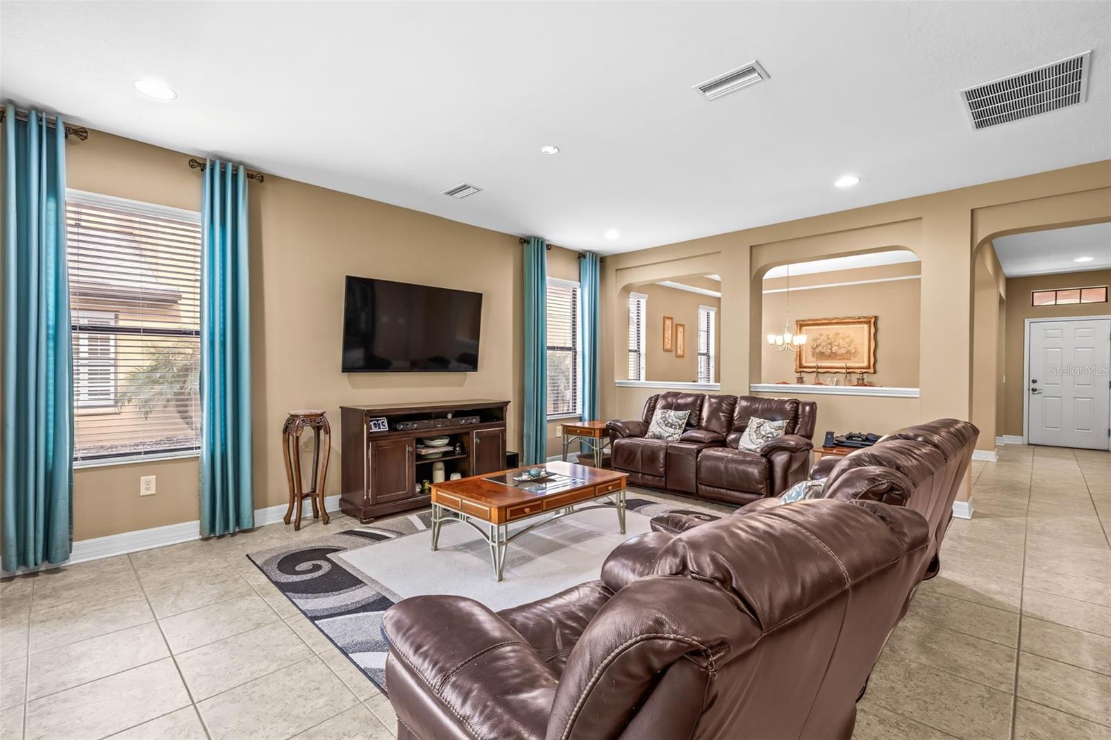 Huge living space on both floors with additional office and formal dining room.