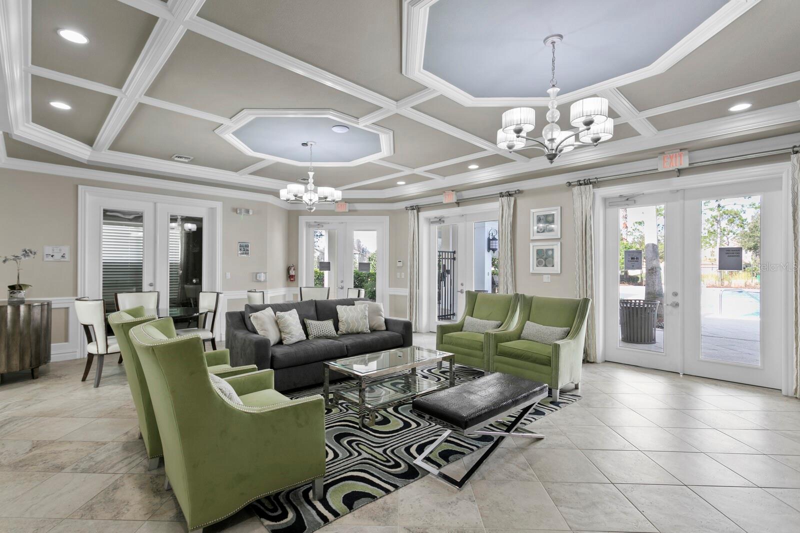 Clubhouse meeting space