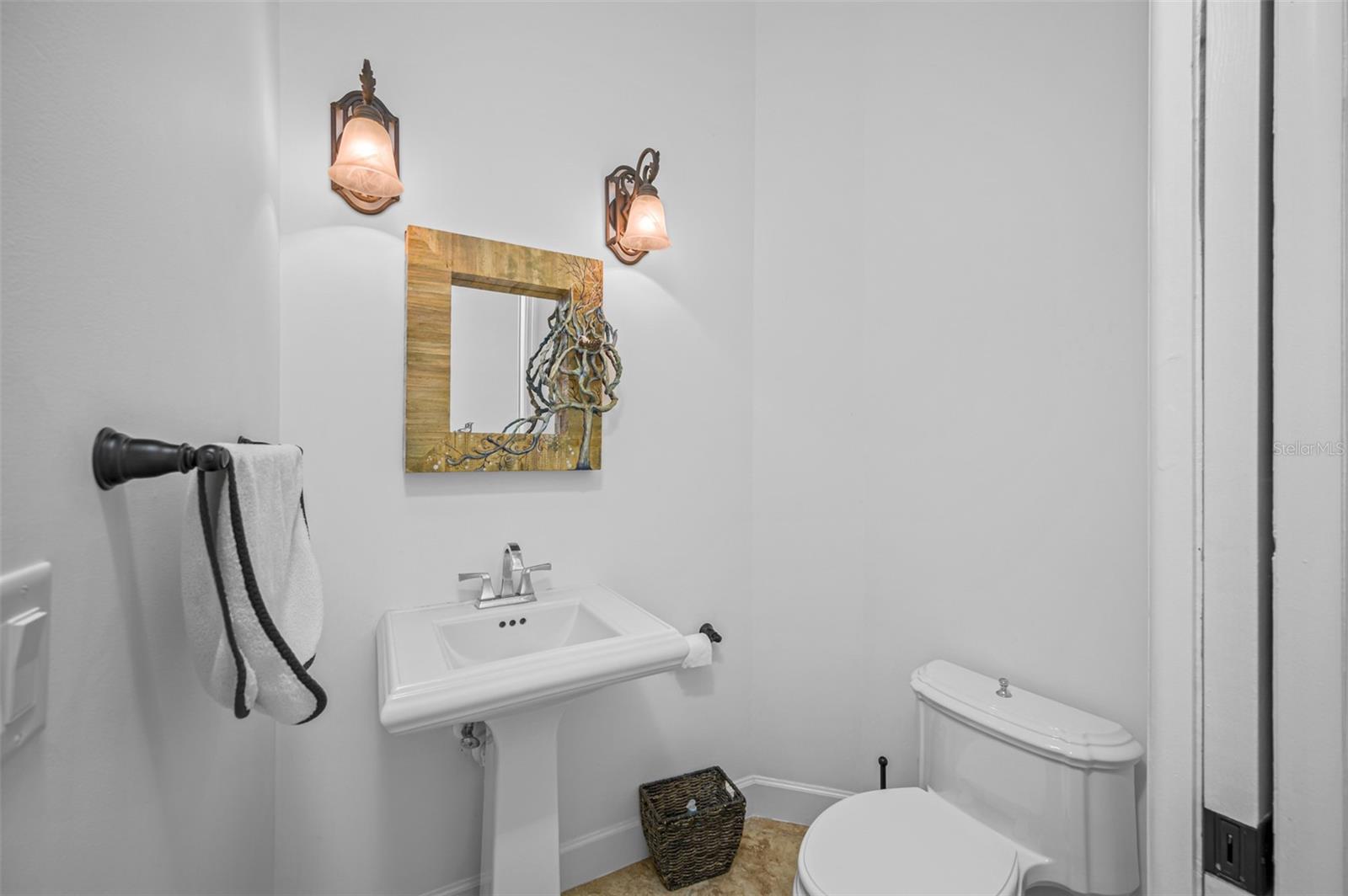 Half bath on first floor