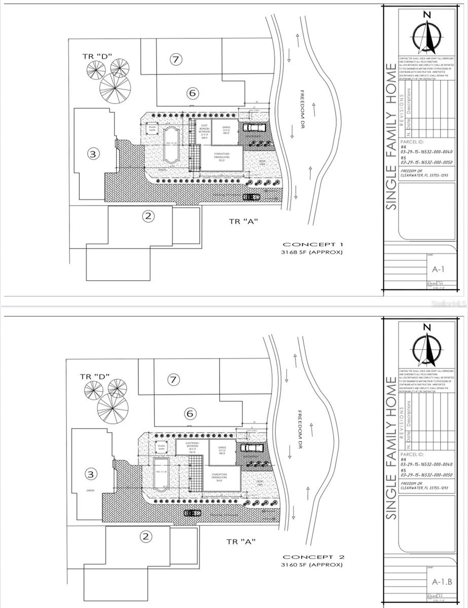 Building concept for front vacant lots