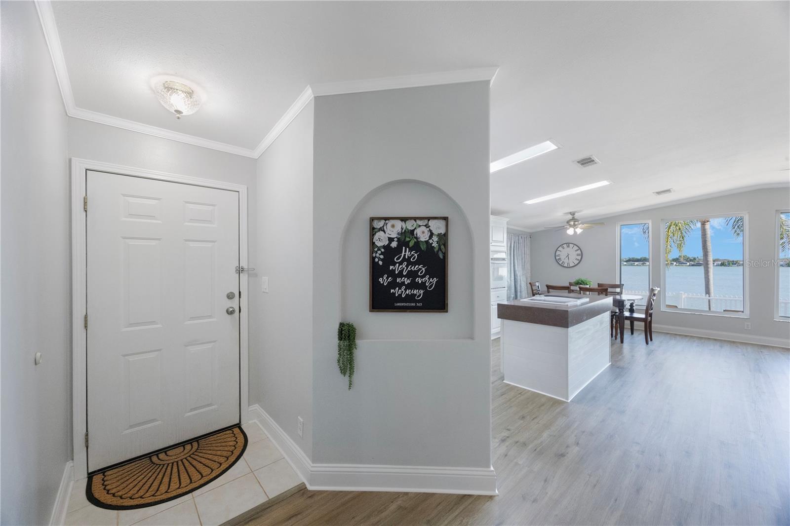 Entry, Living Room, Kitchen