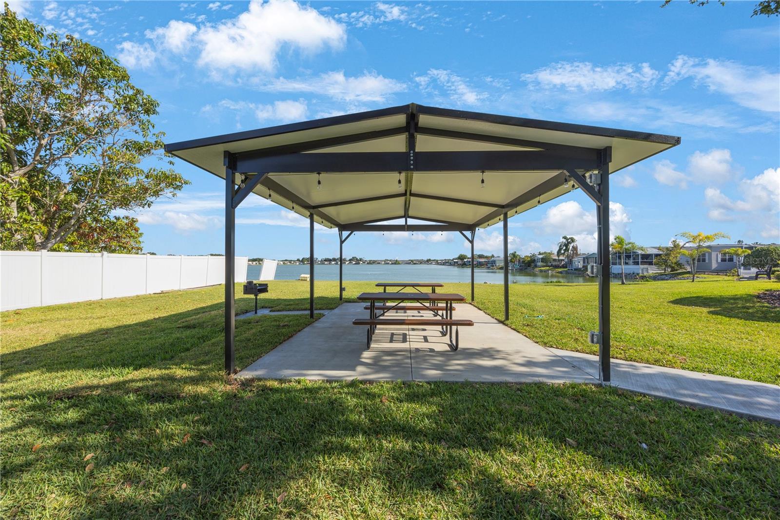 Picnic pavilion and BBQ