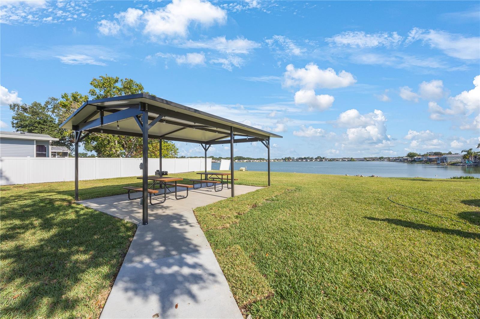 Picnic pavilion and BBQ
