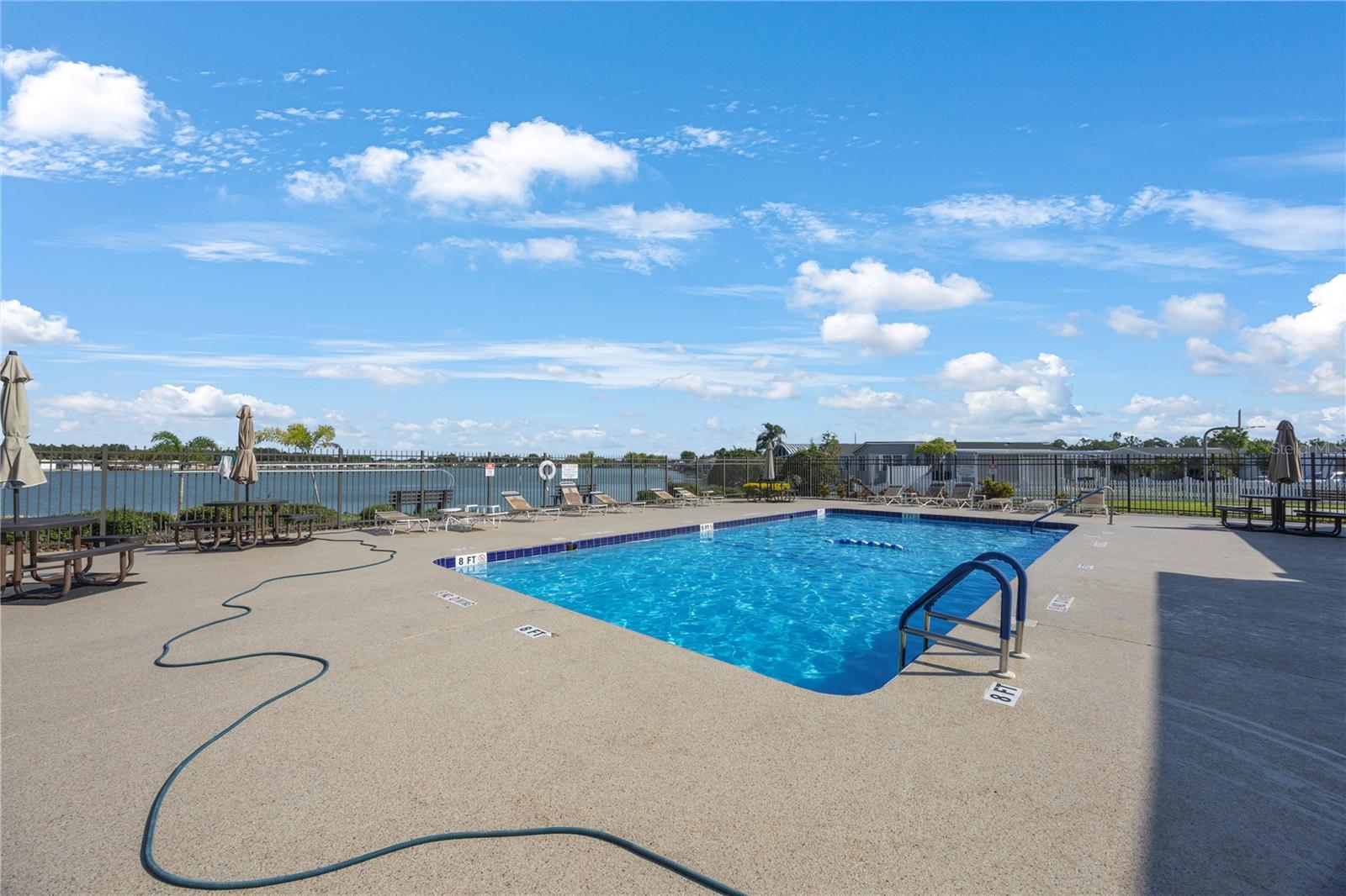 Heated pool
