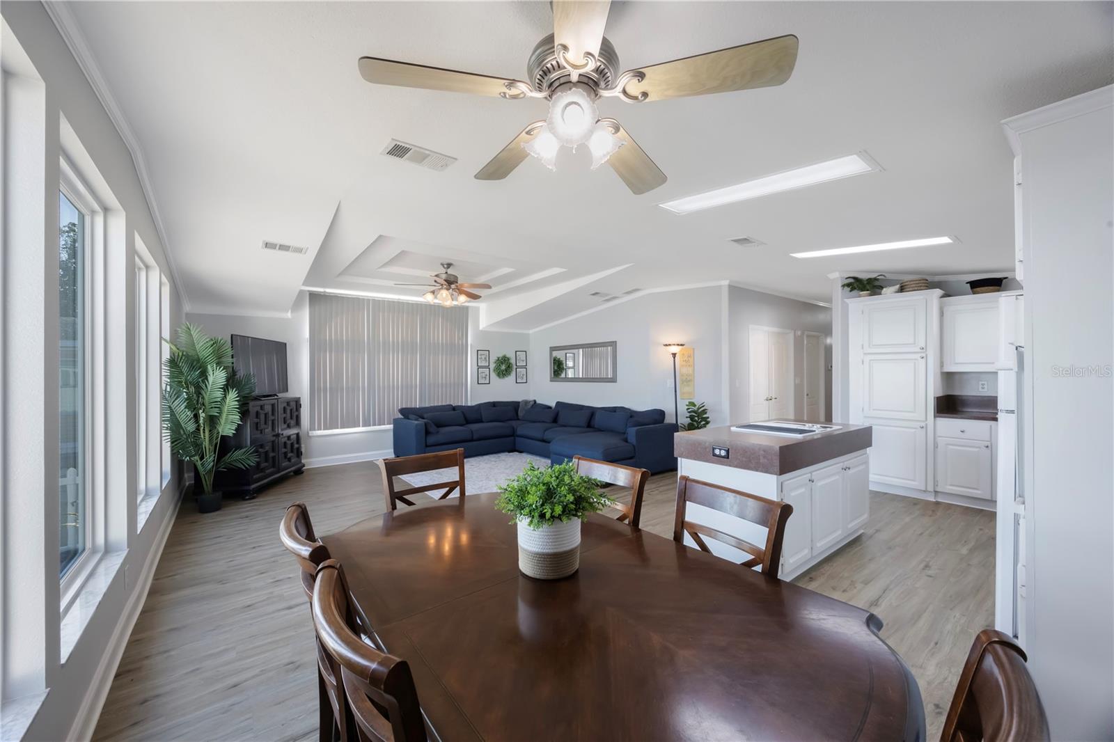 Dining, Kitchen, Living Room