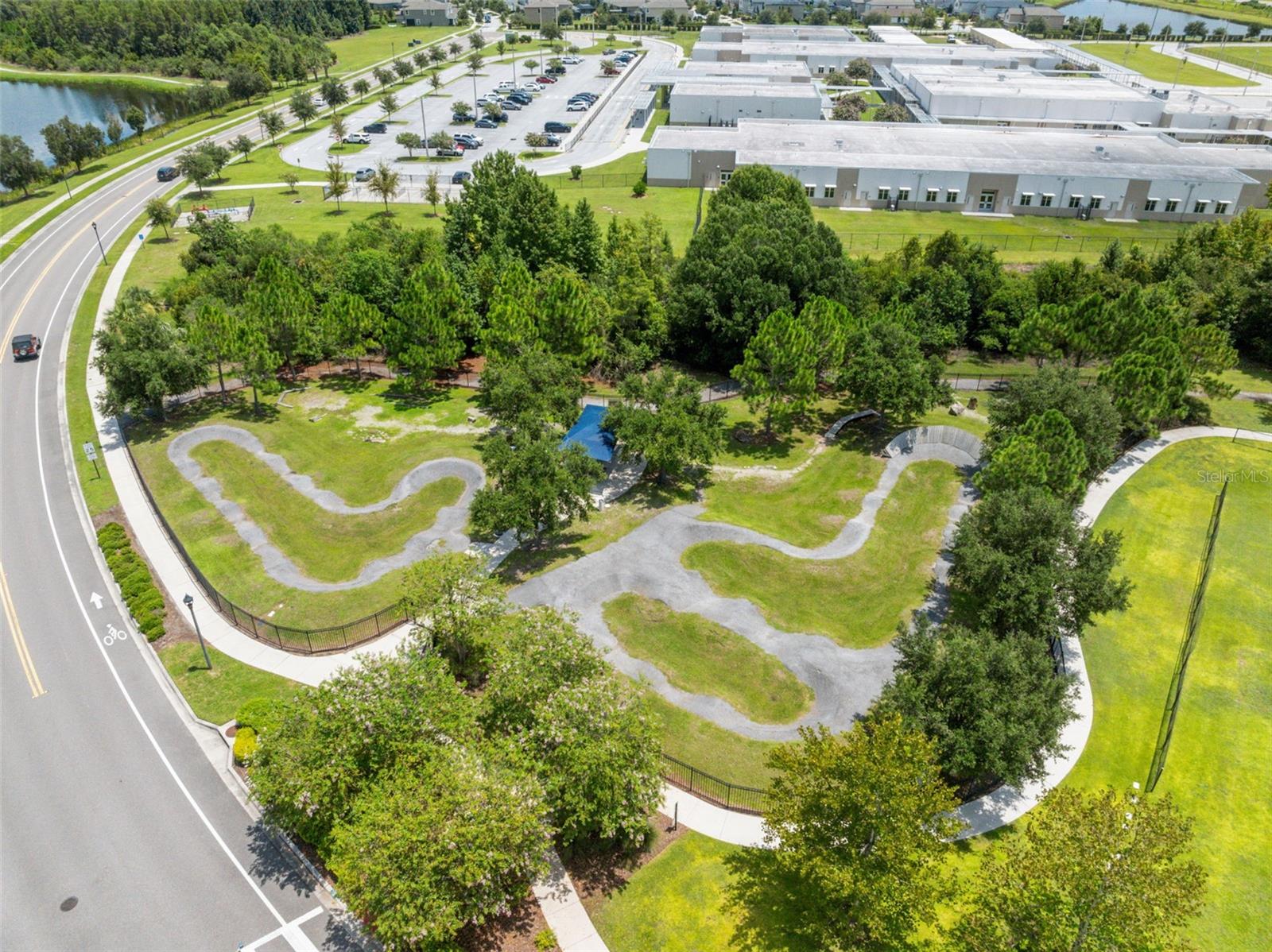 BMX bike course