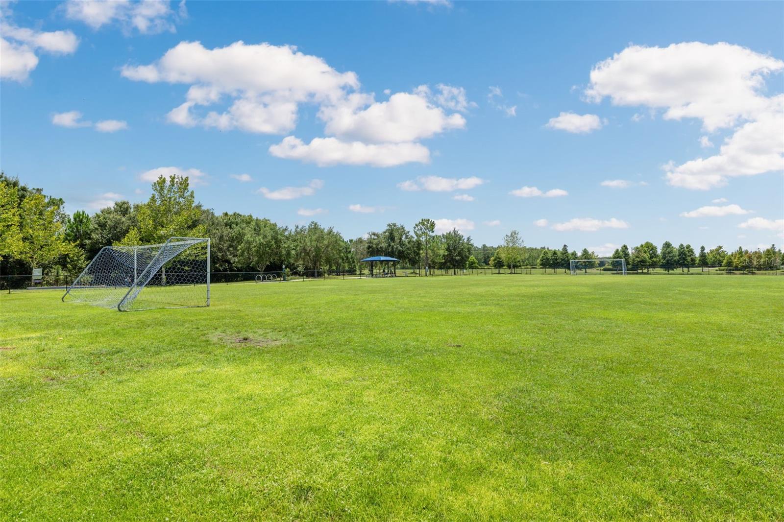 Soccer field nearby