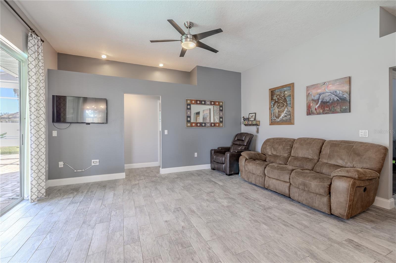 The family room.