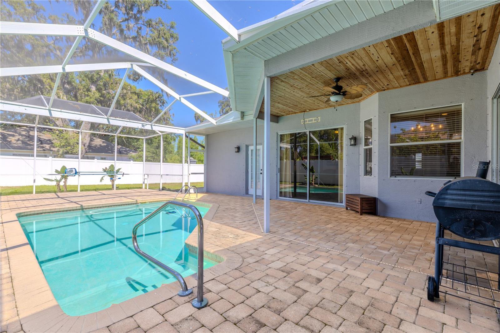 Pool and covered patio
