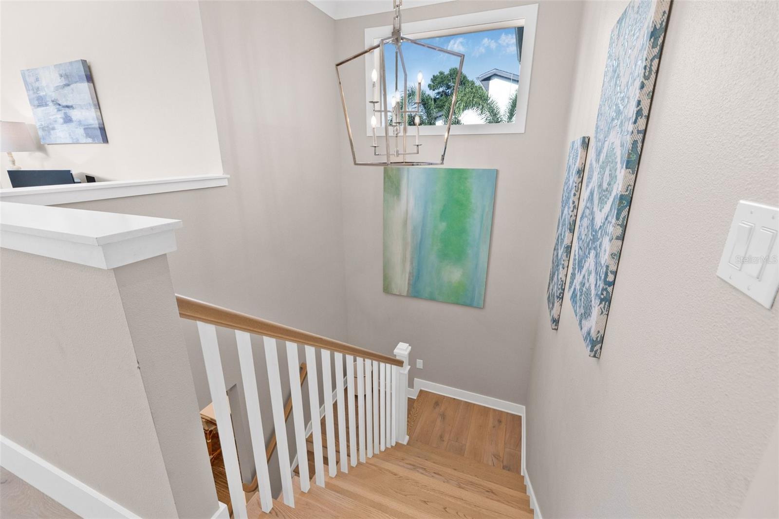 Stairway upstairs