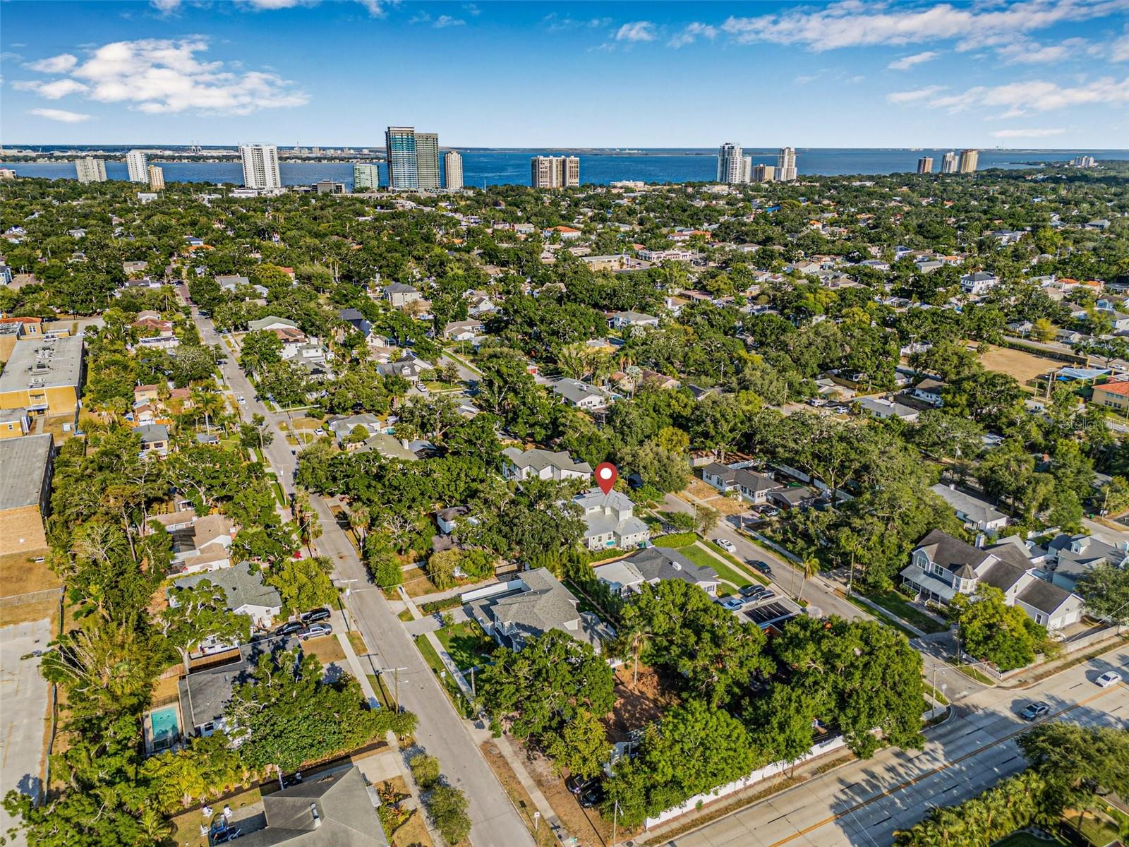 Aerial View of property location to Bayshore