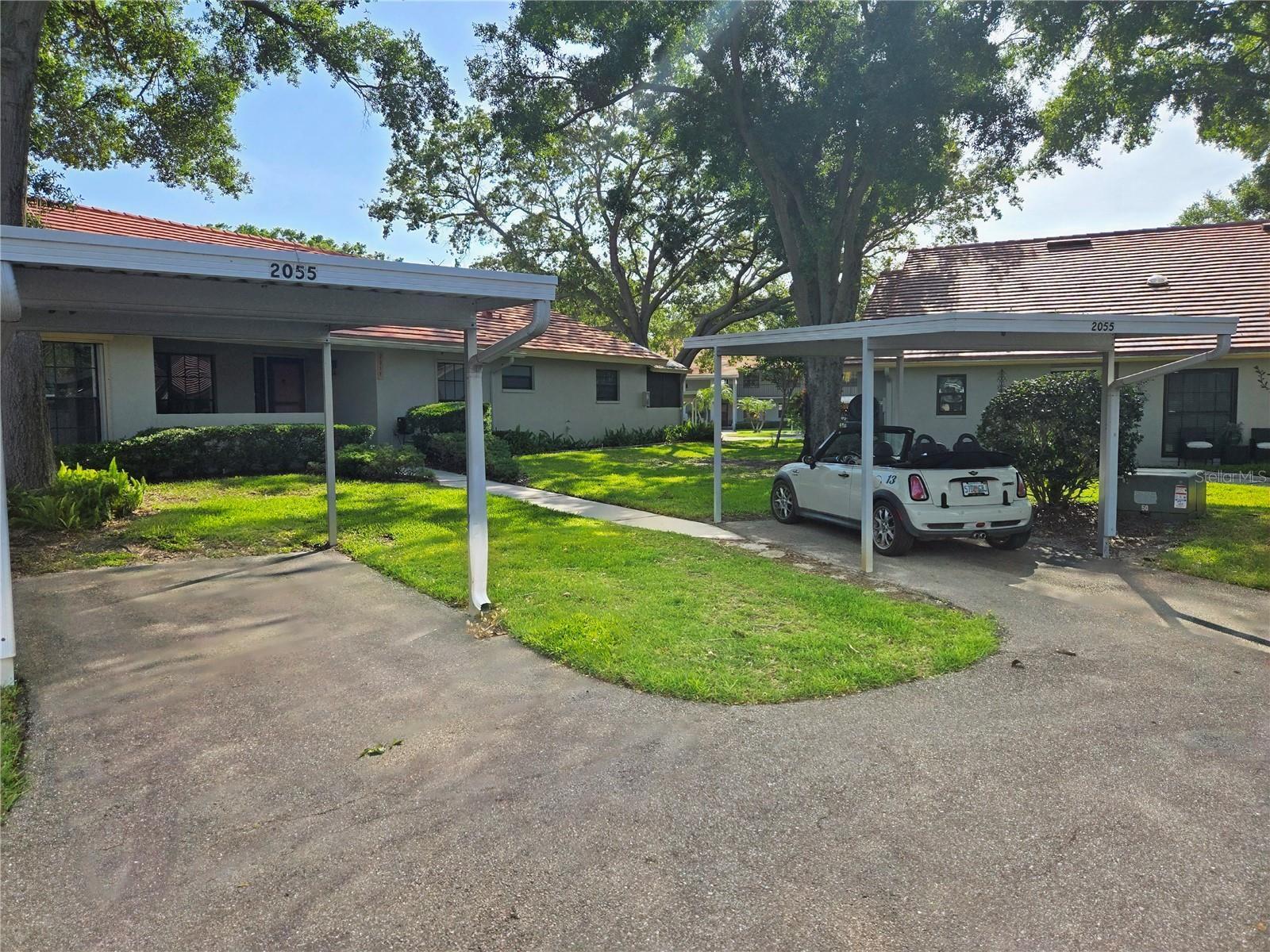 2 owned carports