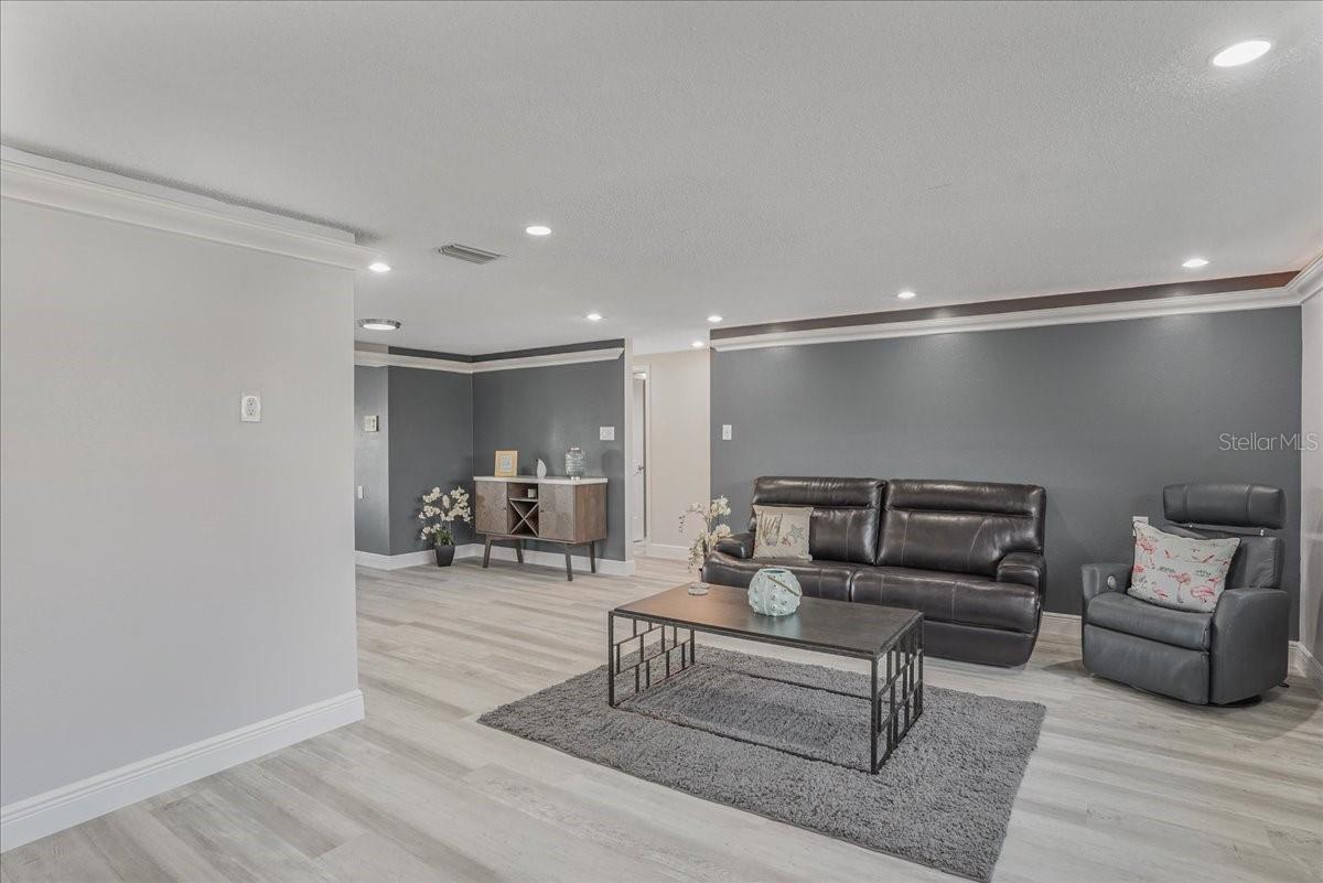 brand new luxury vinyl plank throughout