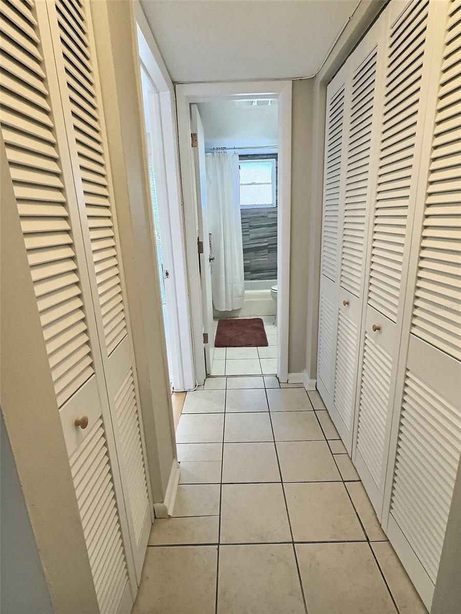3 separate storage closets in this hallway!
