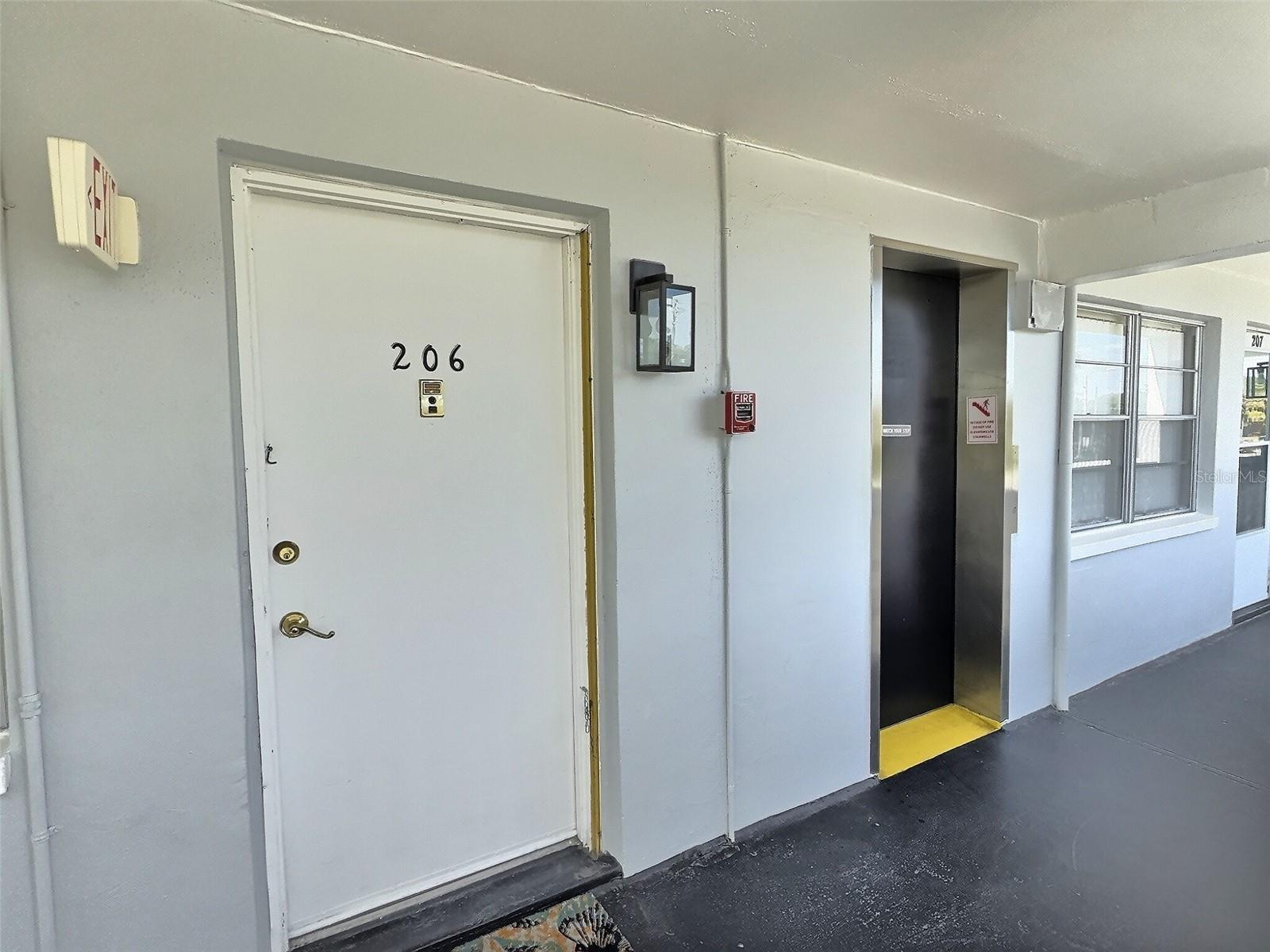 Incredibly convenient location with the elevator & stairs directly adjacent.