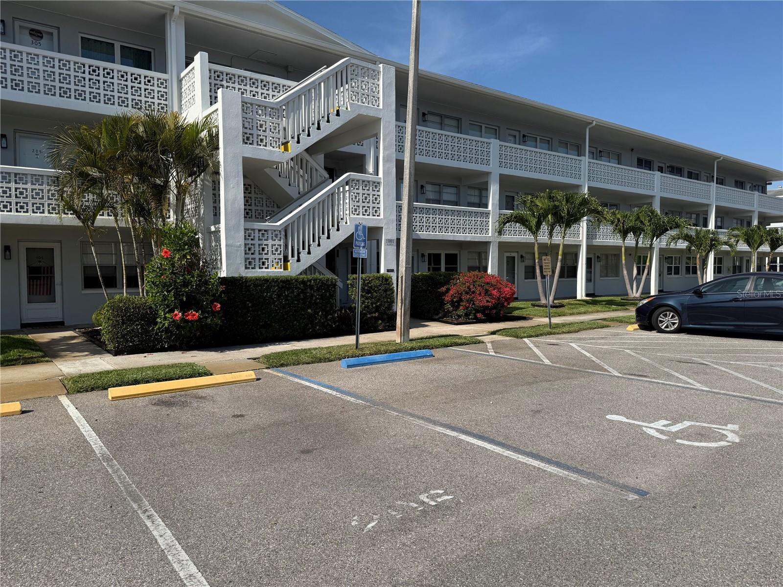 Assigned parking spot 206 - best location possible.