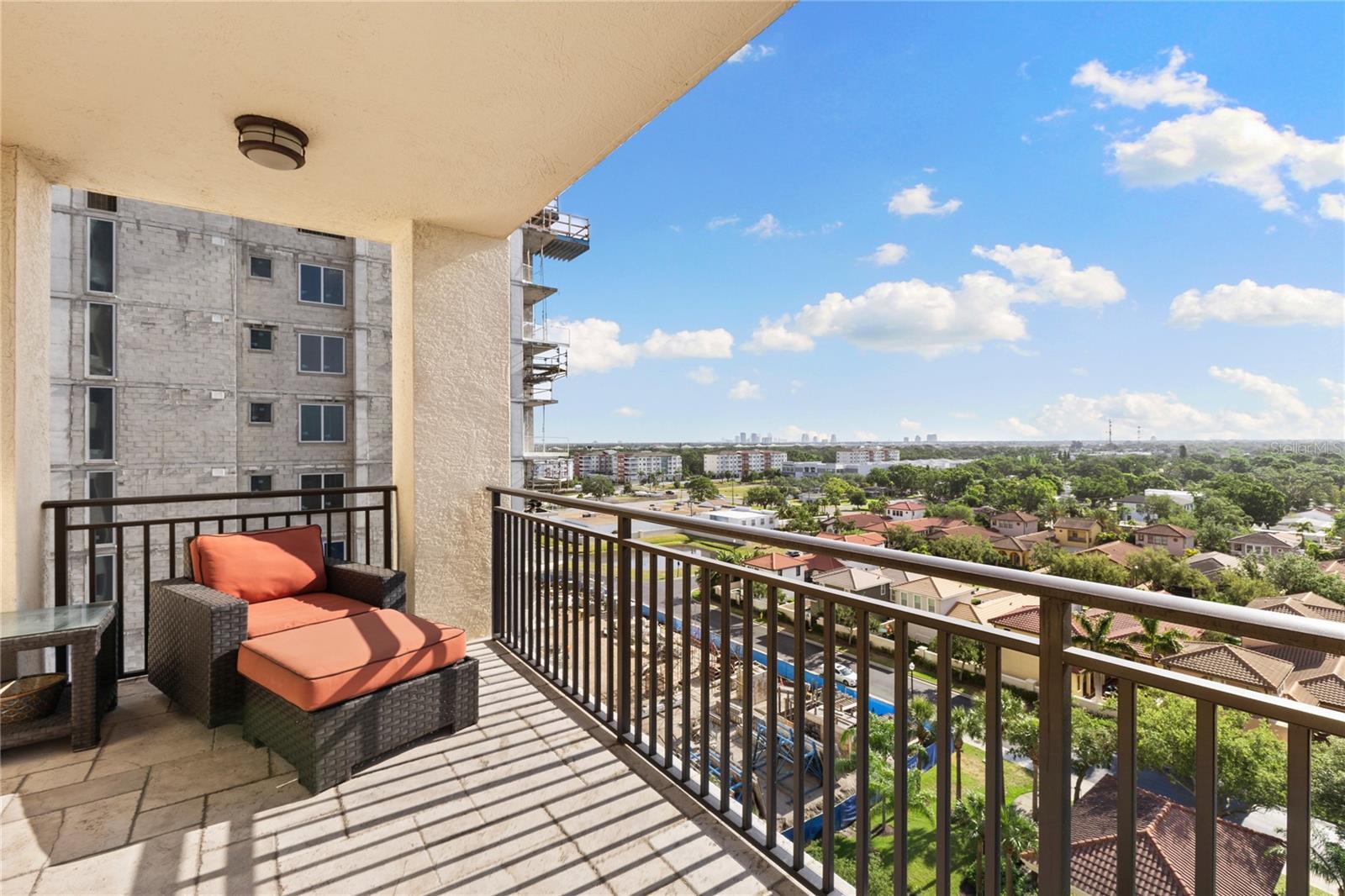 Private balcony off of bedroom 2 and 3