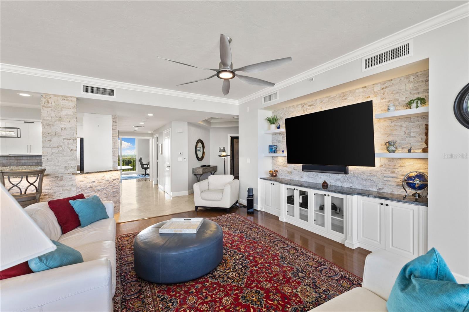 Living Room with private balcony
