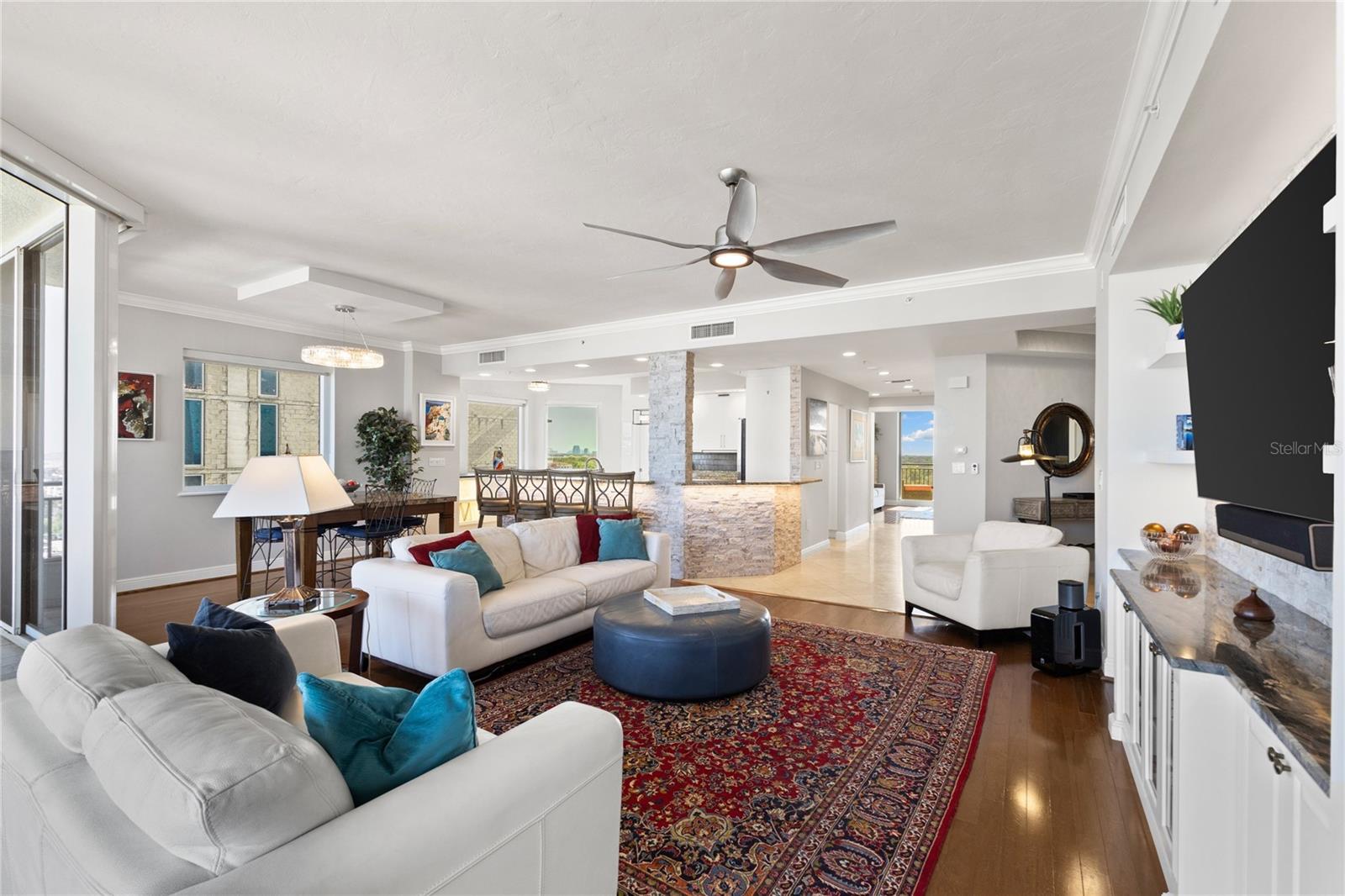 Living Room with private balcony