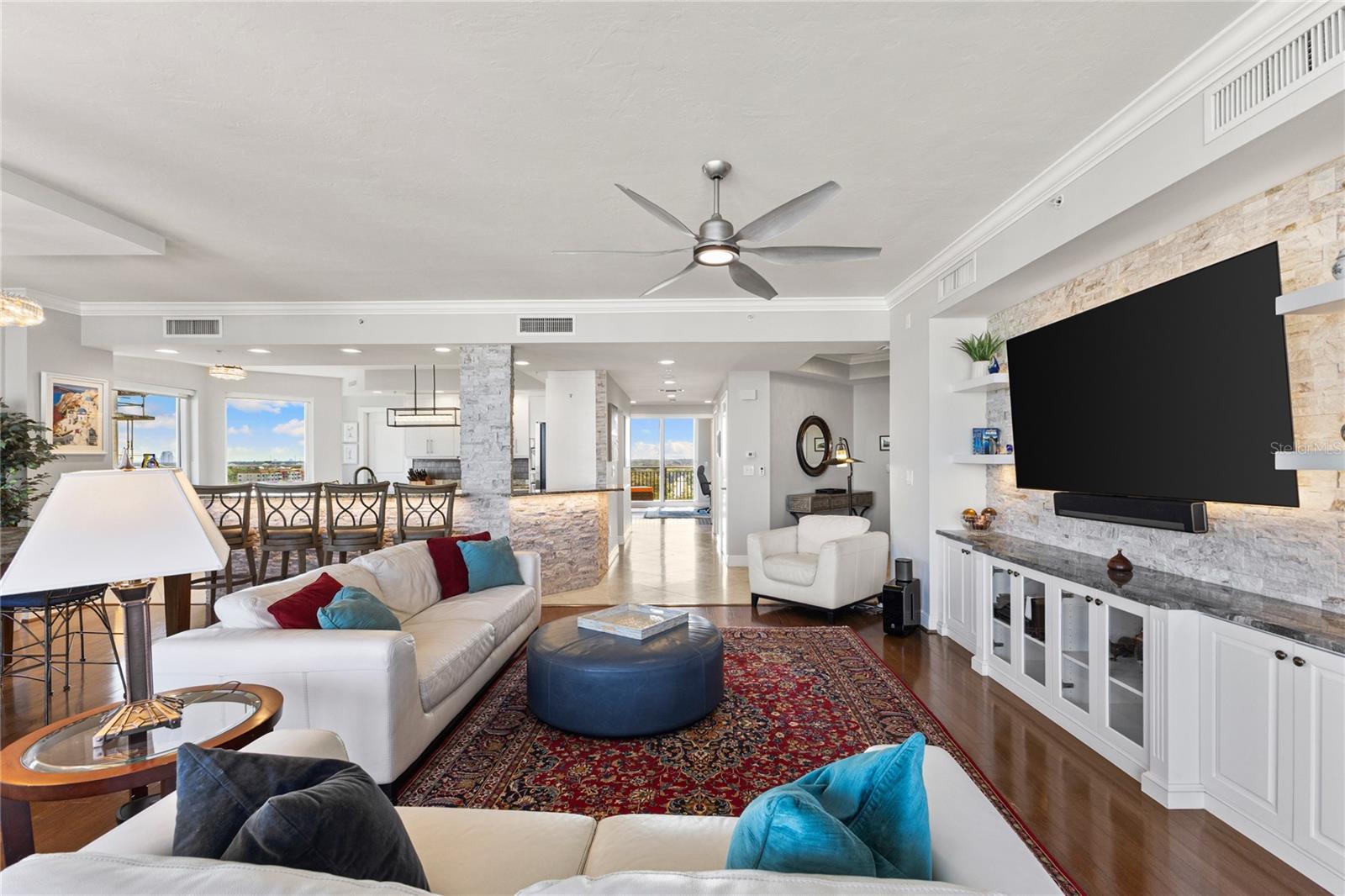 Living Room with private balcony