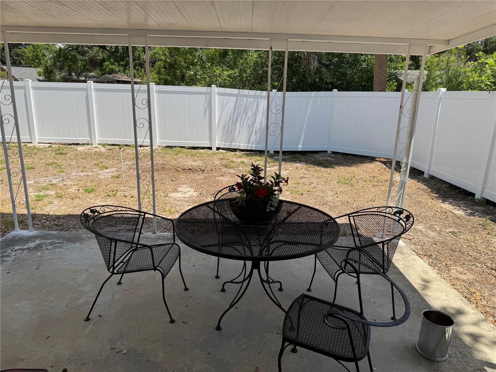 Back patio