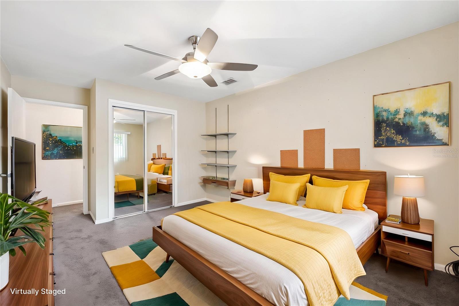 Virtually staged - 3rd bedroom