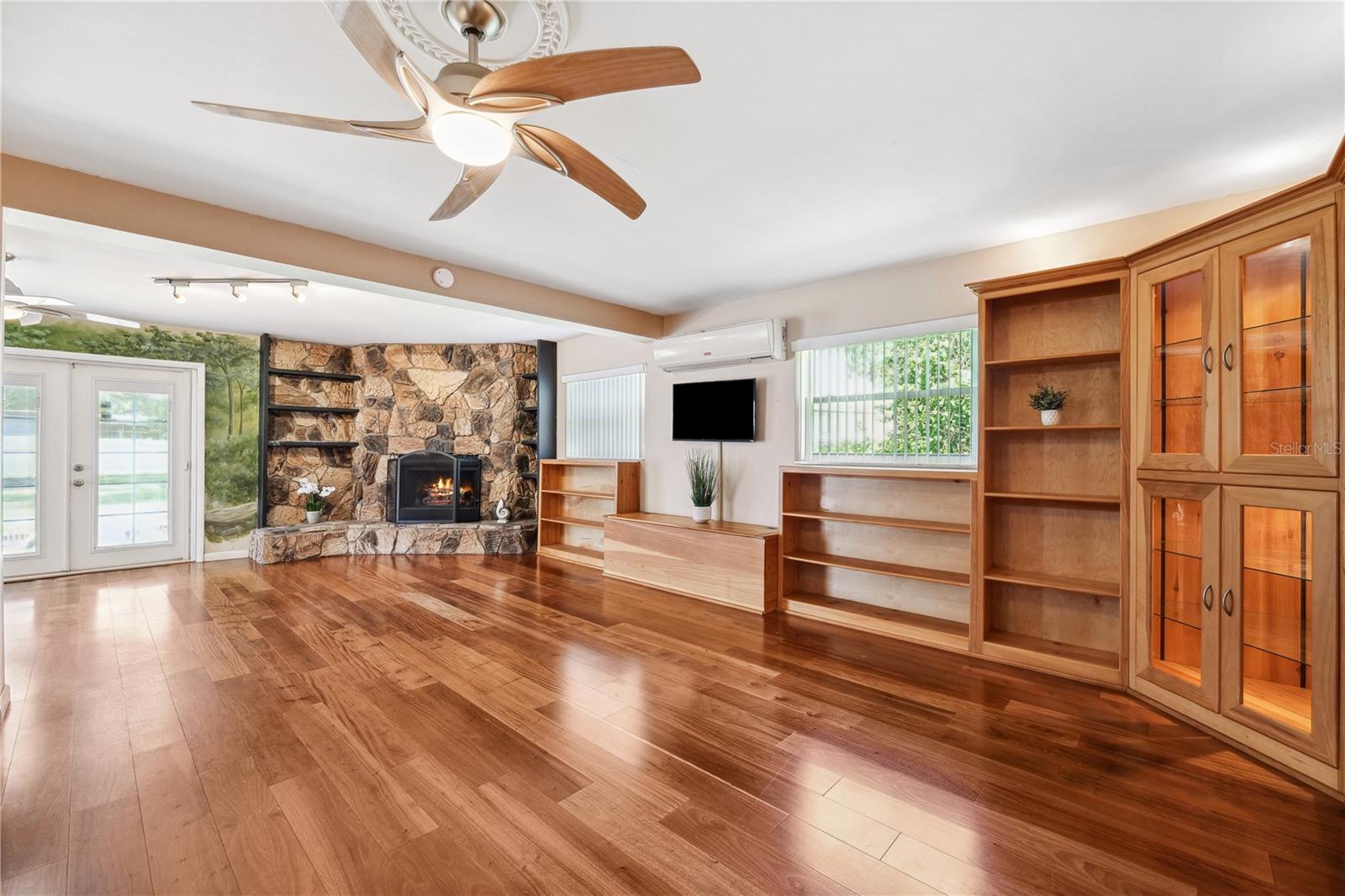 Open living with lots of natural light