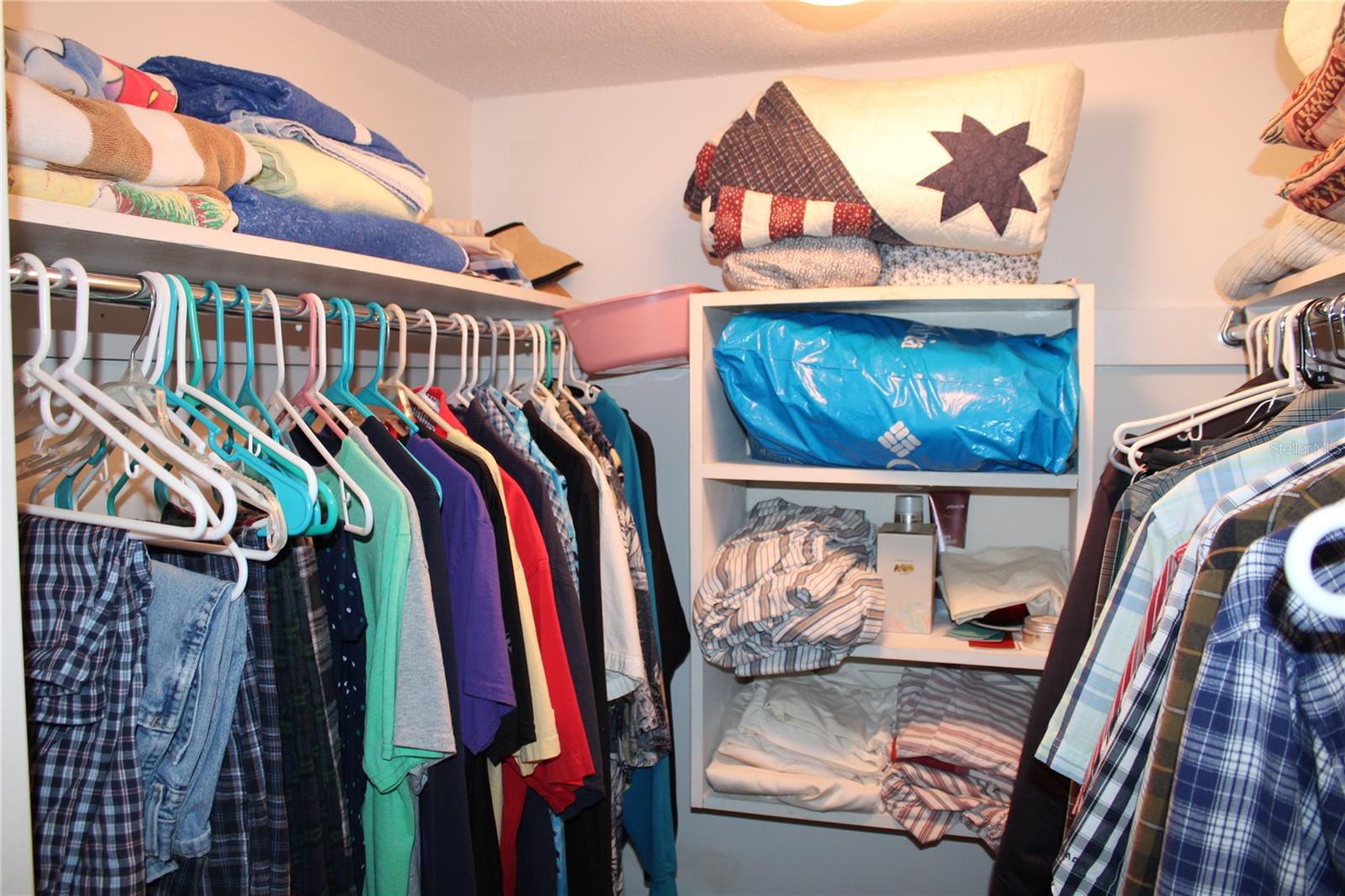 Primary walk-in closet