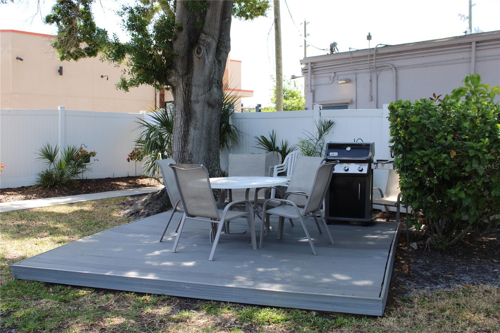 Grill outside your front door