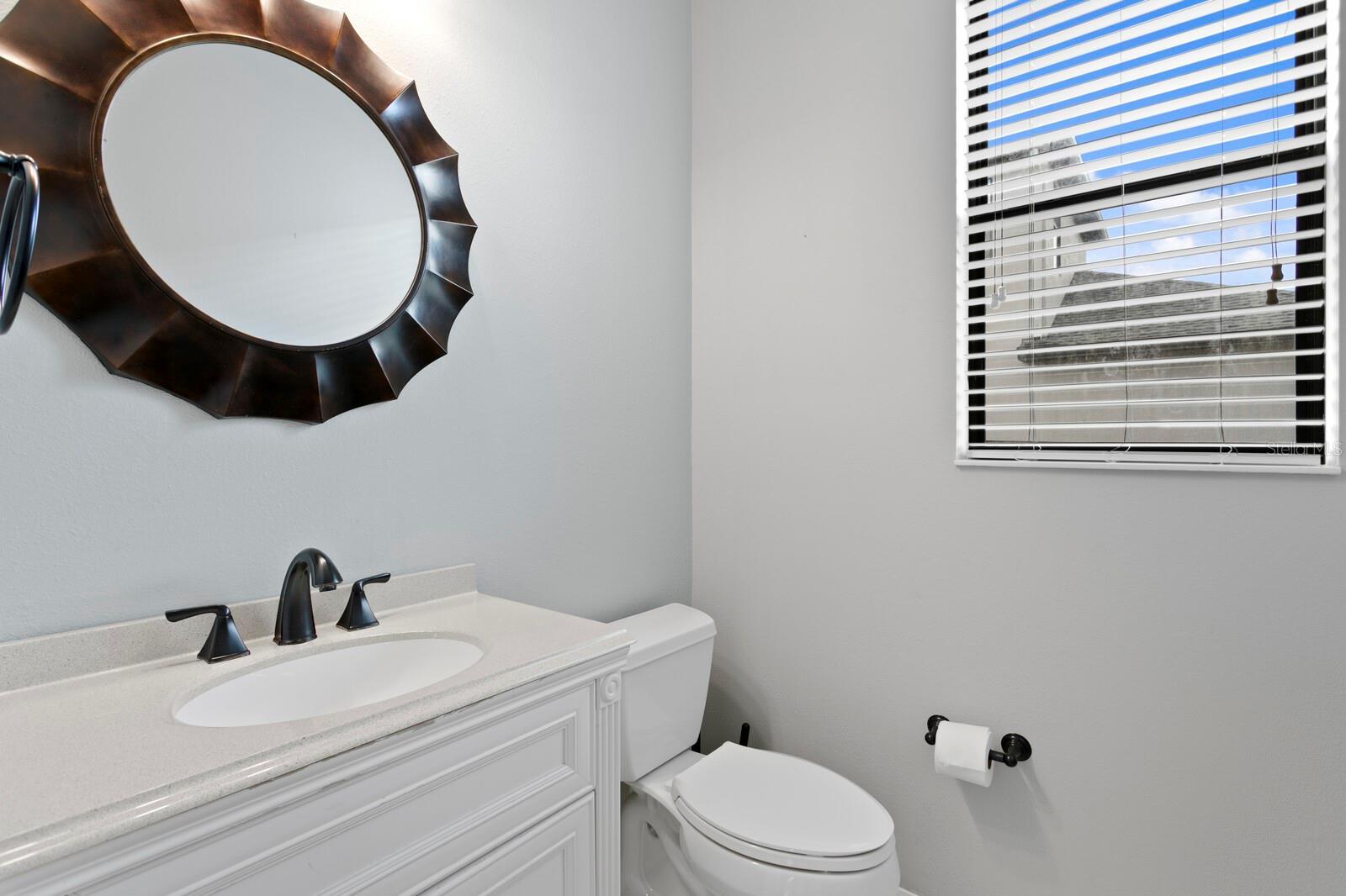 Updated 1st floor half bath (future pool bath)