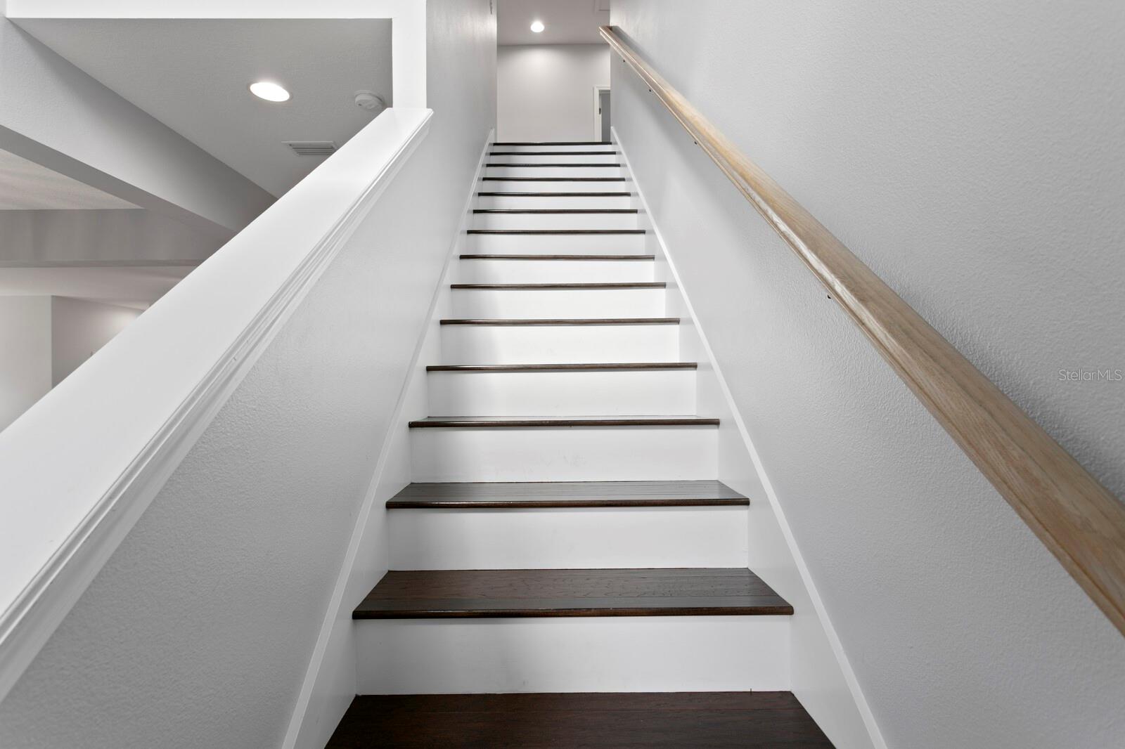 Head up the wooden staircase to the 2nd floor