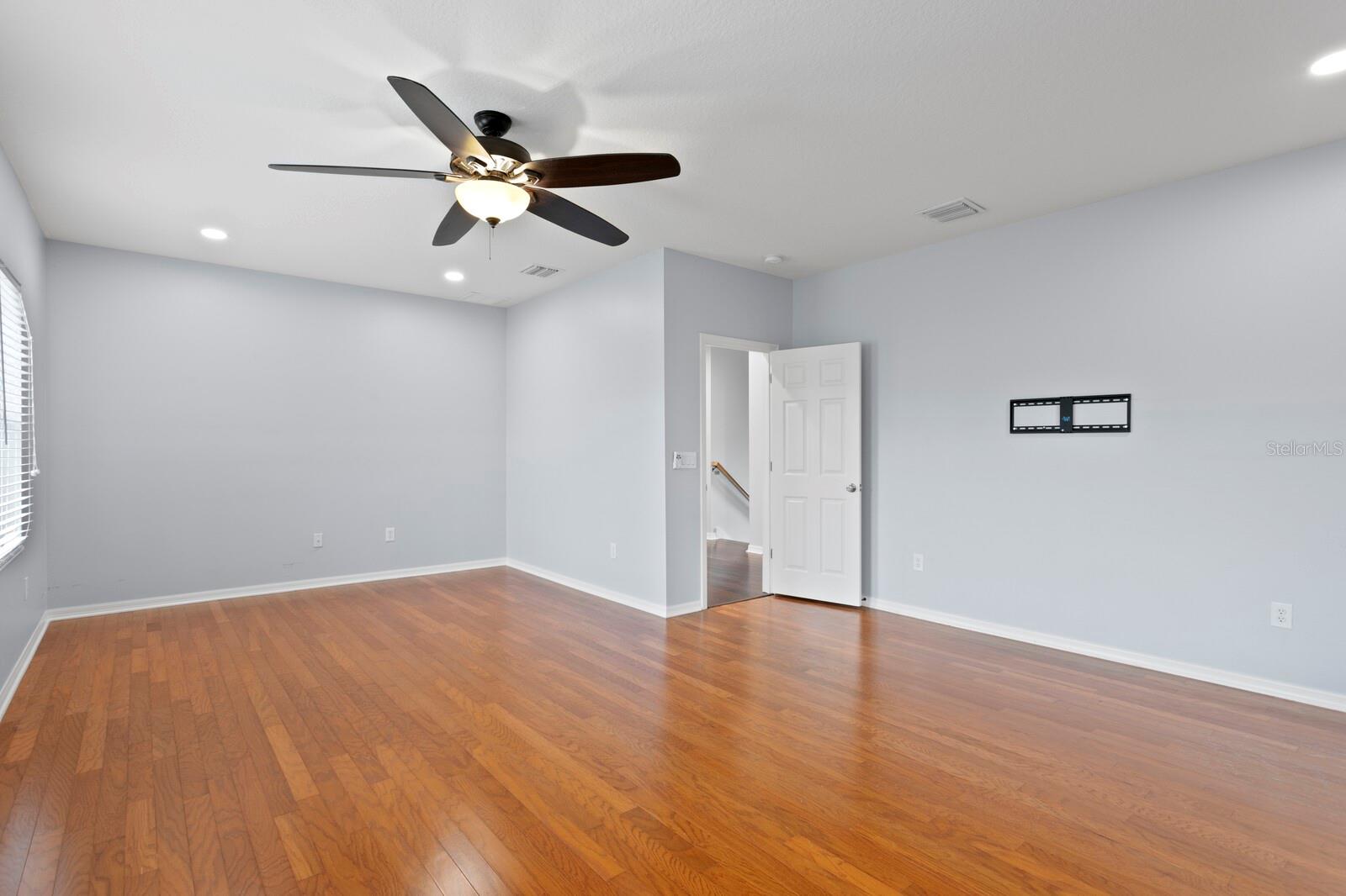 The bonus room is very large and with a closet addition, it could easily become a large 6th bedroom for added flexiblity