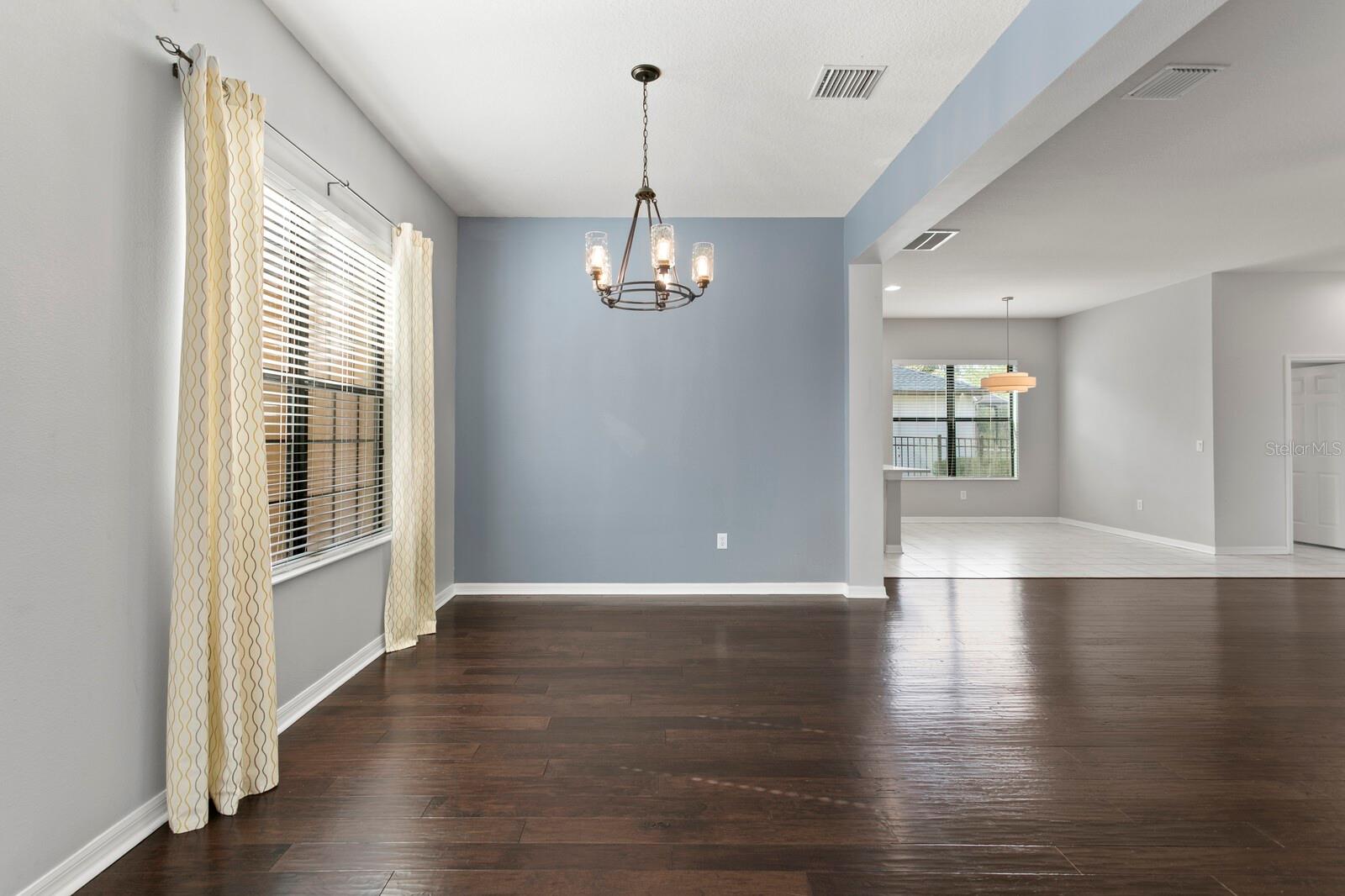 You'll find hand-scraped hardwood floors throughout the home - allergy-friendly with no carpeting anywhere