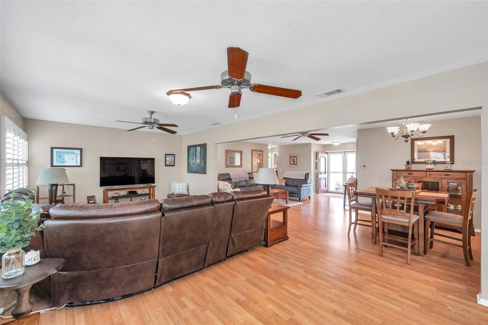 Spacious open floor plan