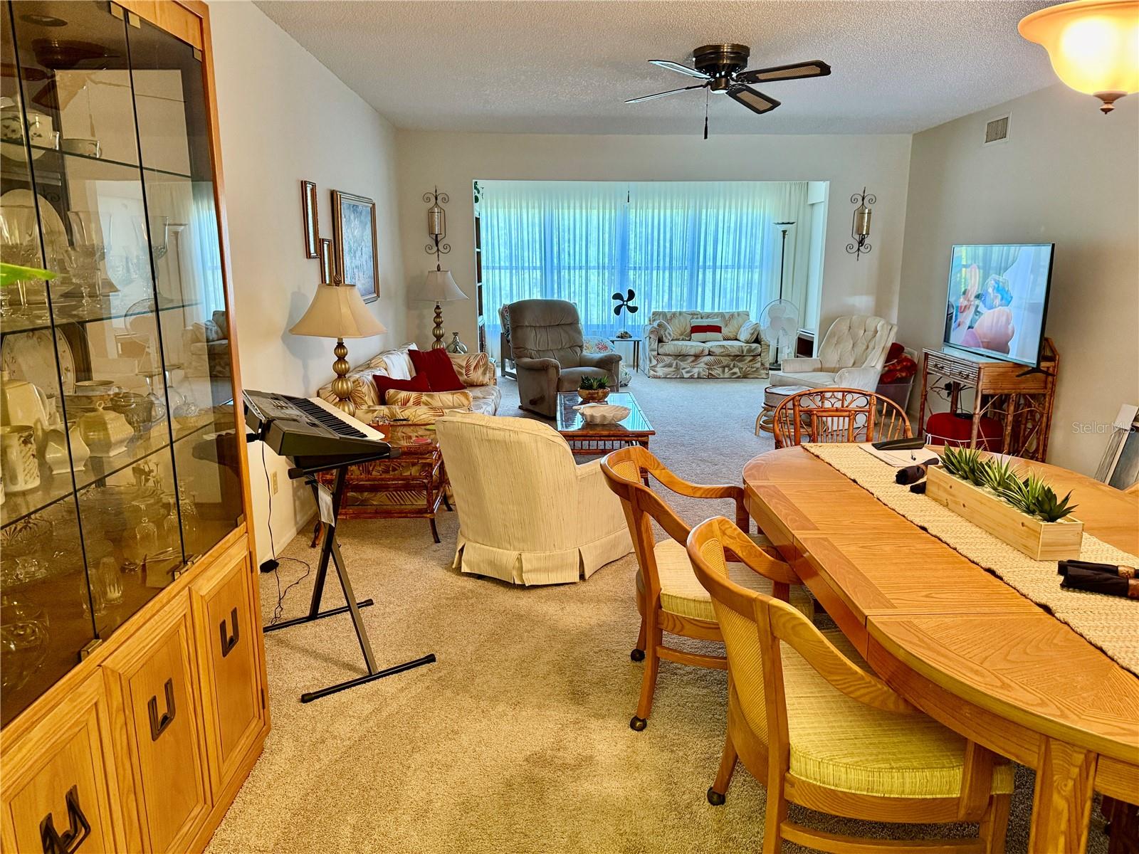 Dining Room with Living Room and then Lanai
