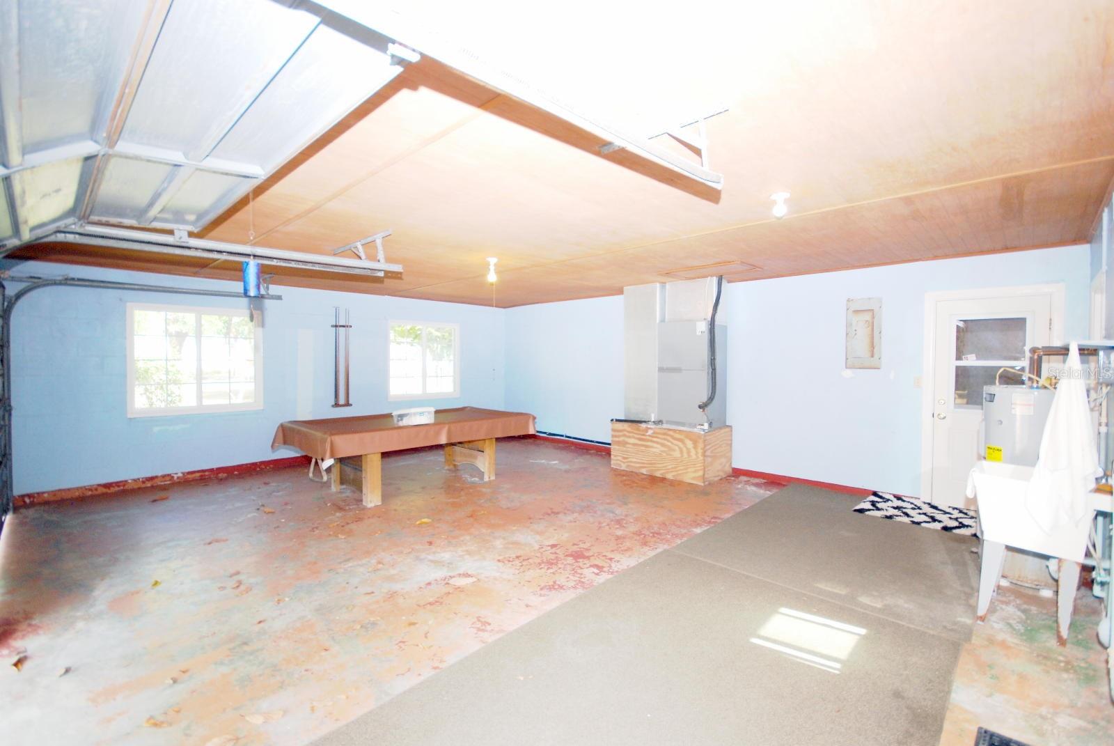 Oversized Garage, Plus Carport