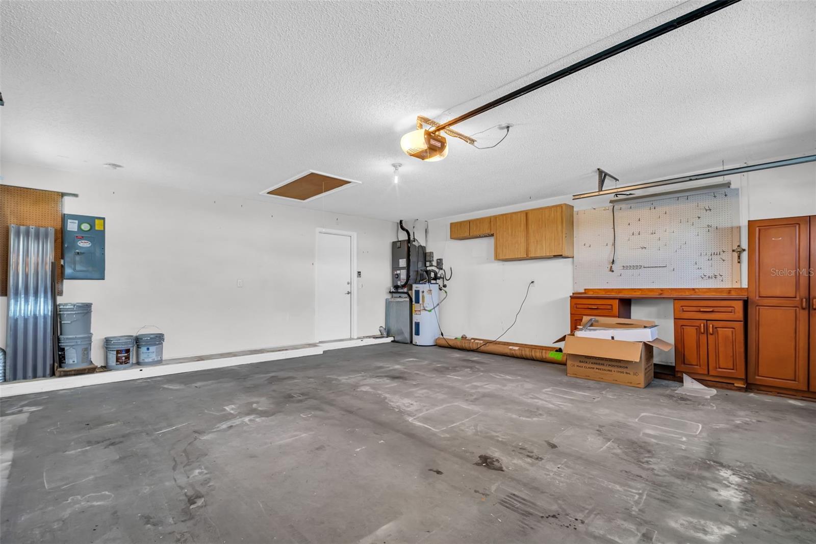 Garage and work bench