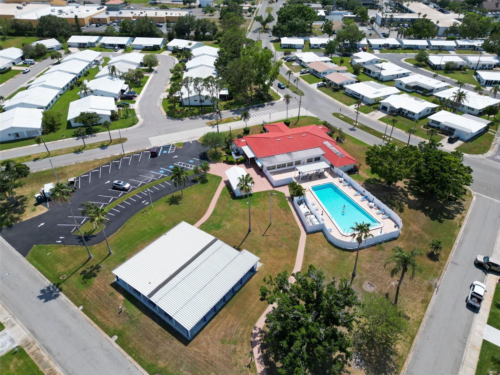 Clubhouse and pool
