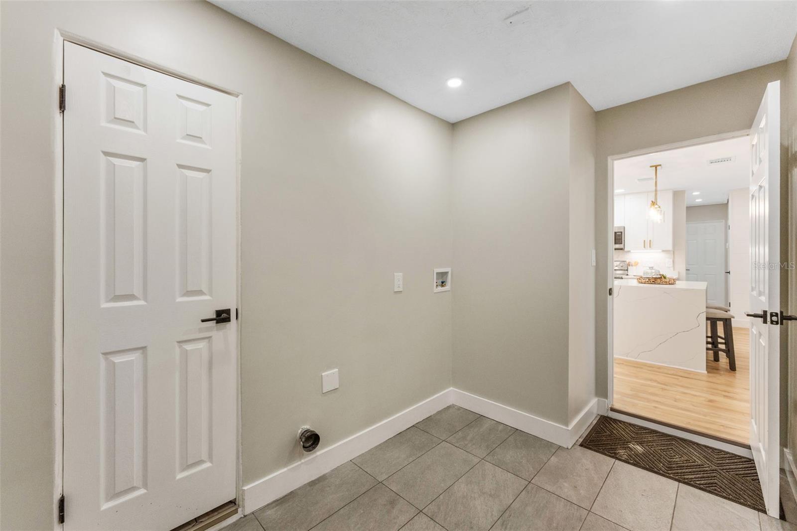 In house laundry room