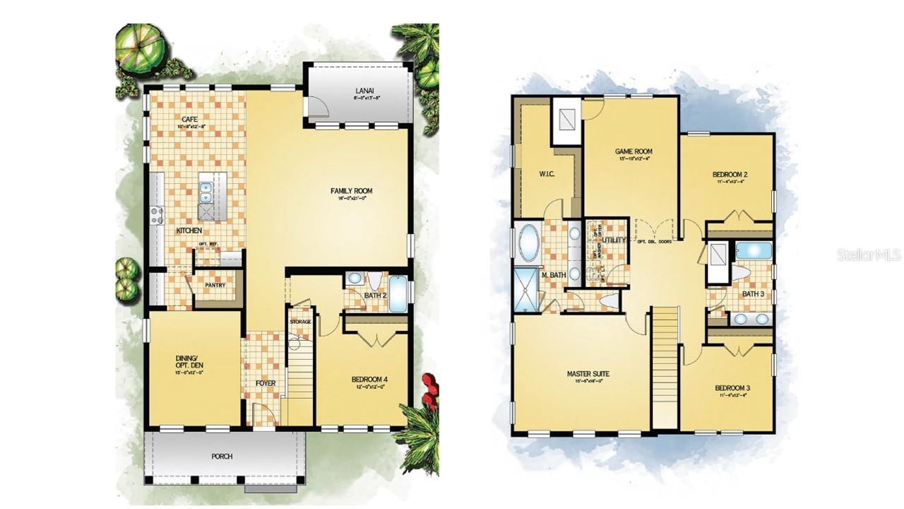 Front Porch in rendering show Elevation B, contact sales for updated brochure.