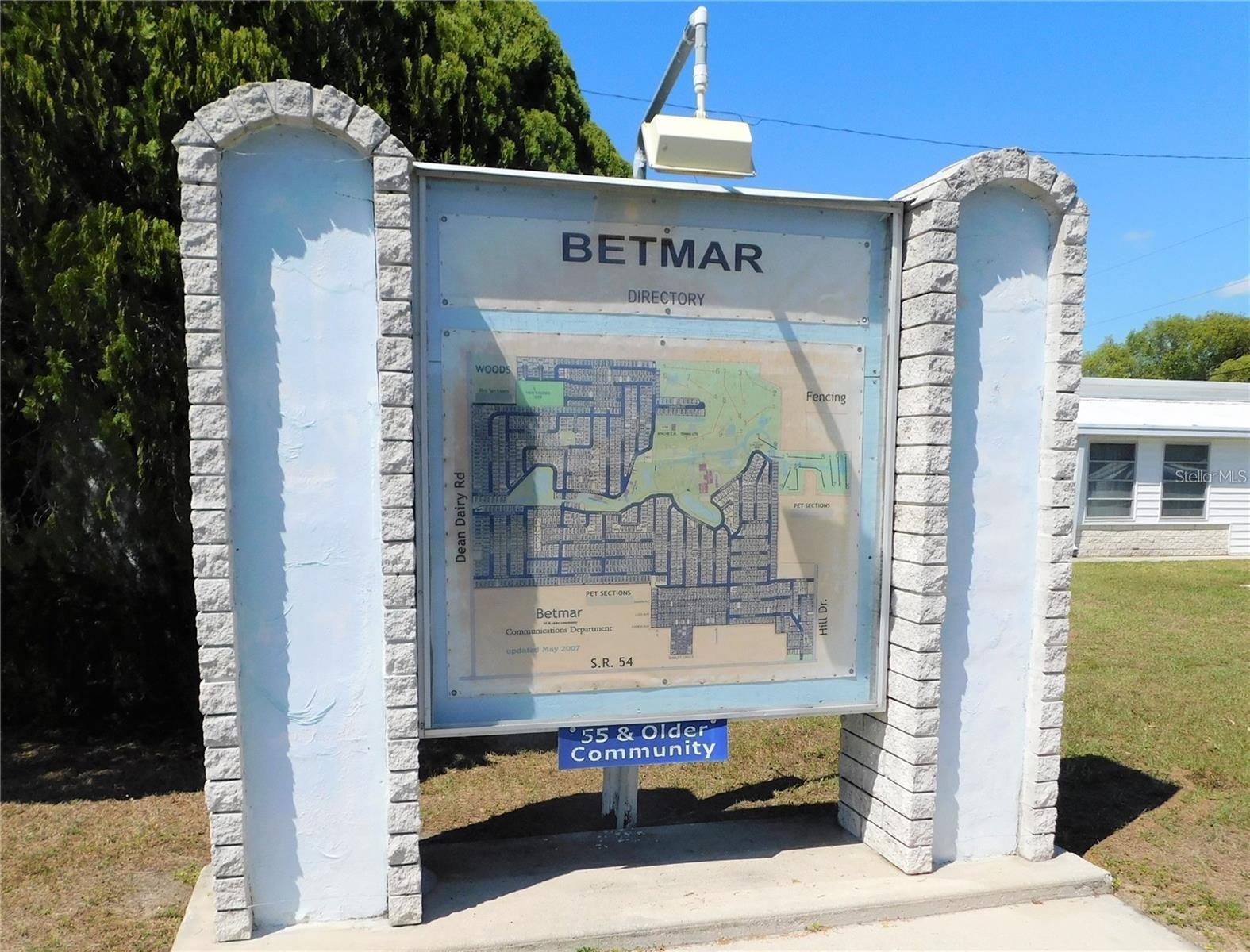 Welcome to Betmarr 55 plus golf community where you own your land.
