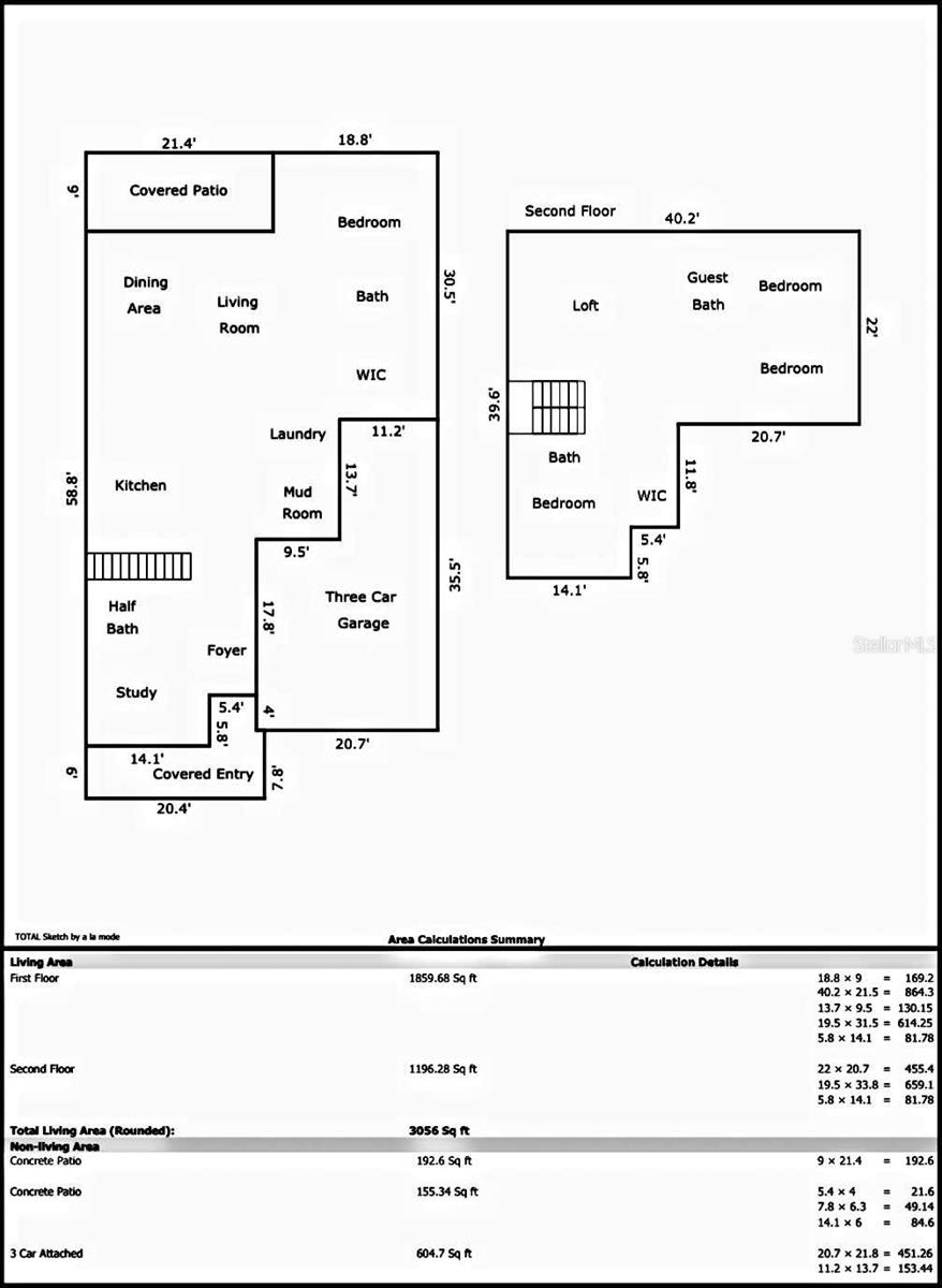 Floor Plan and Measurements