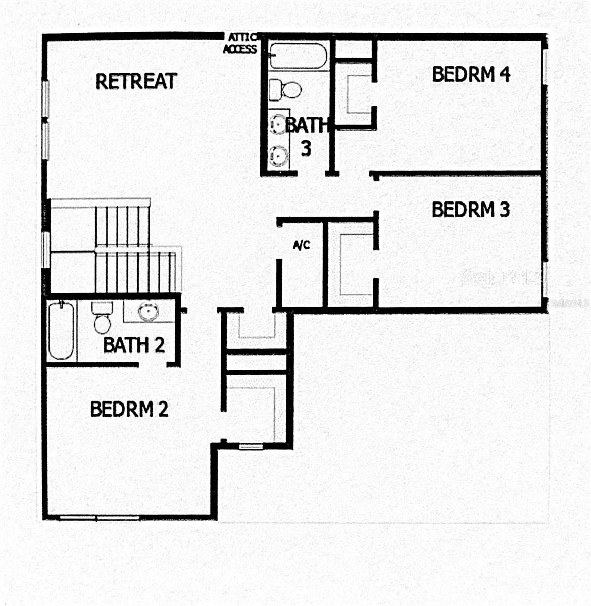 Upstairs Floor Plan